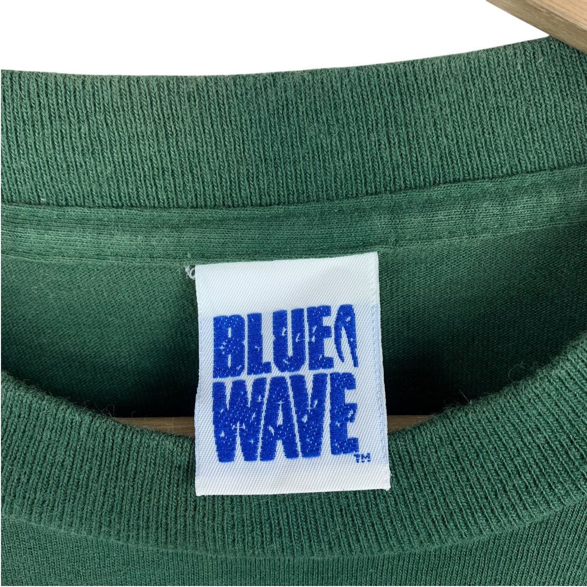 Vintage Vintage 90s BLUE WAVES big logo Surfing tee Size US S / EU 44-46 / 1 - 4 Thumbnail
