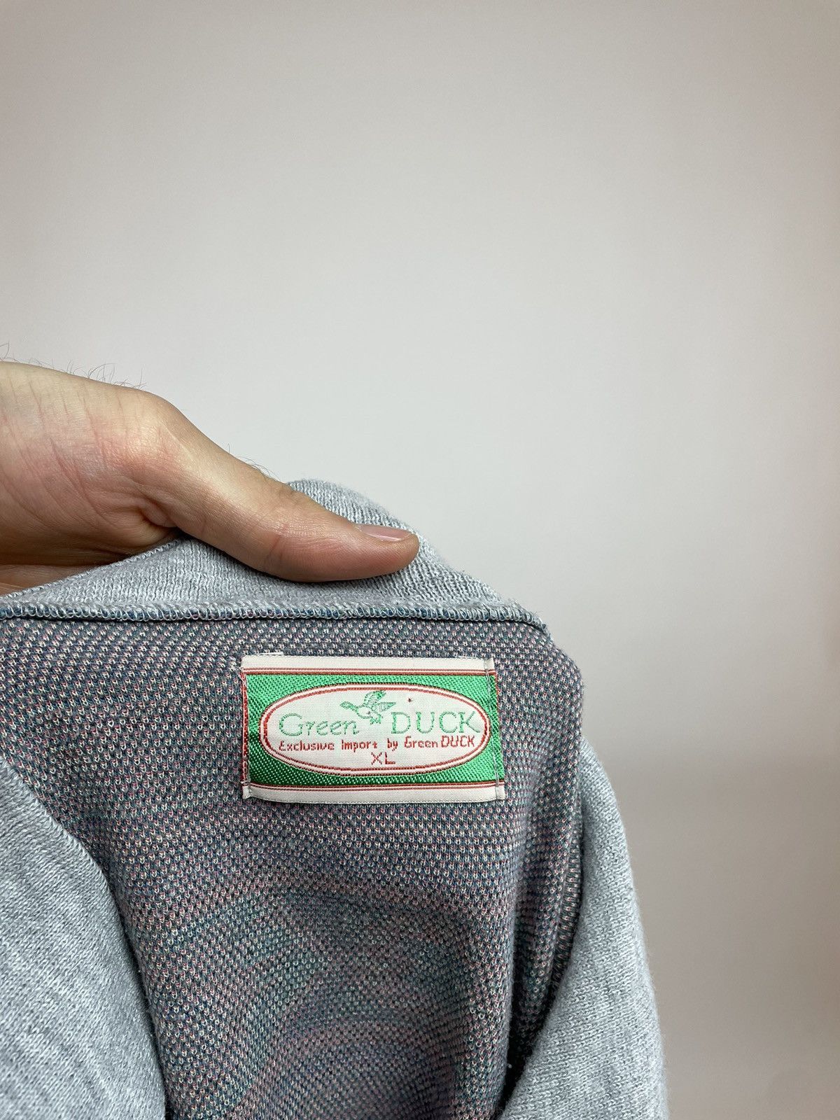 Japanese Brand × Vintage GREEN DUCK Vintage striped polo long sleeve Mens size XL Size US XL / EU 56 / 4 - 11 Thumbnail