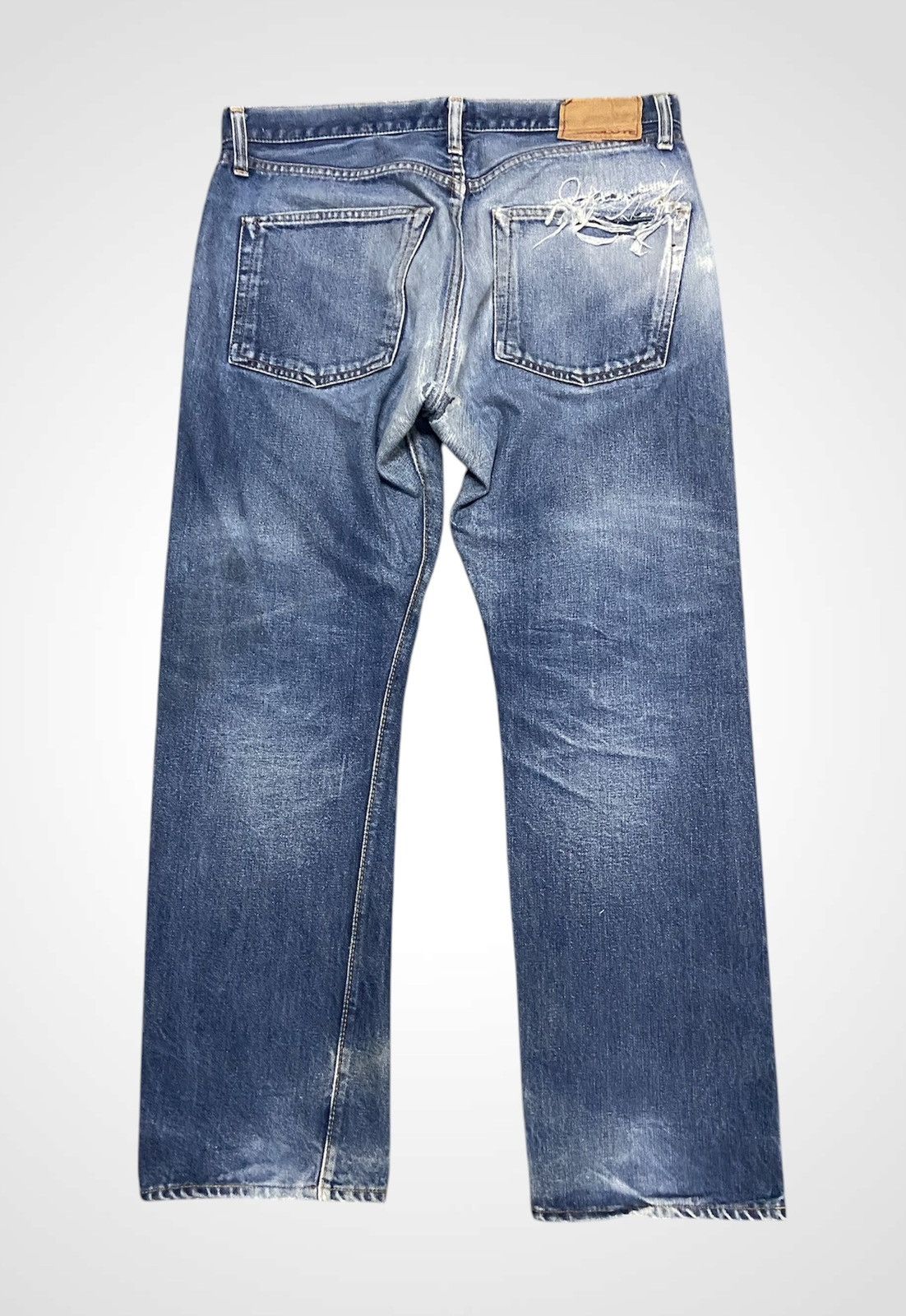RESOLUTE Final Drop 💥💥 Resolute Distressed Selvedge Denim Size US 34 / EU 50 - 2 Thumbnail
