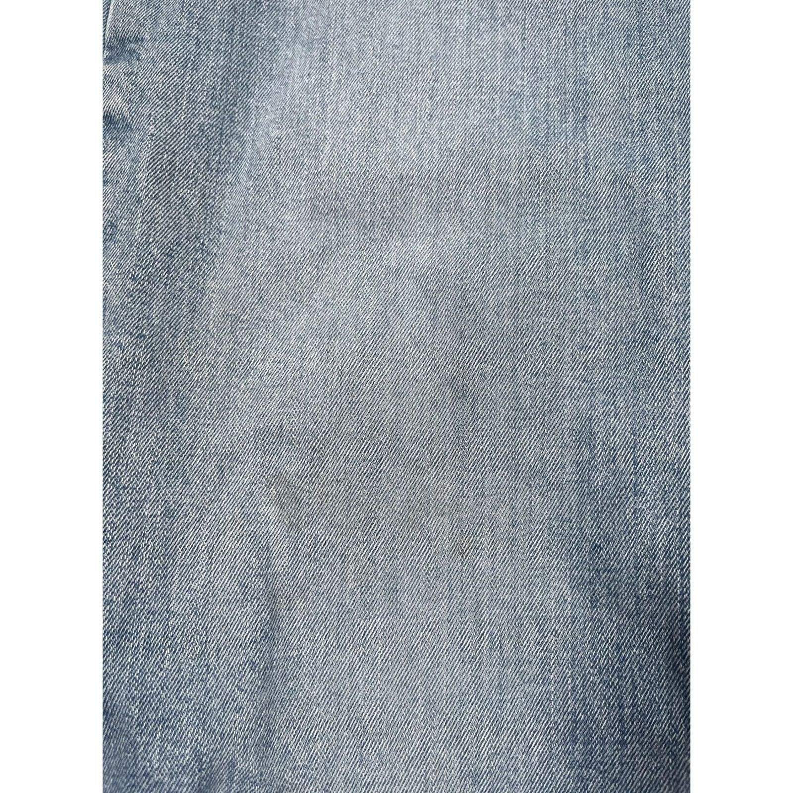 Levi's Levi's 505 Jeans Mens 36x32 Blue Light Wash Denim Regular Straight Leg Distressed Jeans Regular Fit Mens 36x32 Size US 36 / EU 52 - 5 Thumbnail
