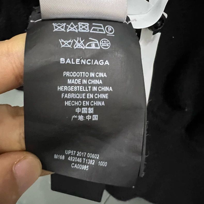 Balenciaga Balenciaga size 36 Black Destroyed High Neck Knitwear Size US XS / EU 42 / 0 - 3 Thumbnail