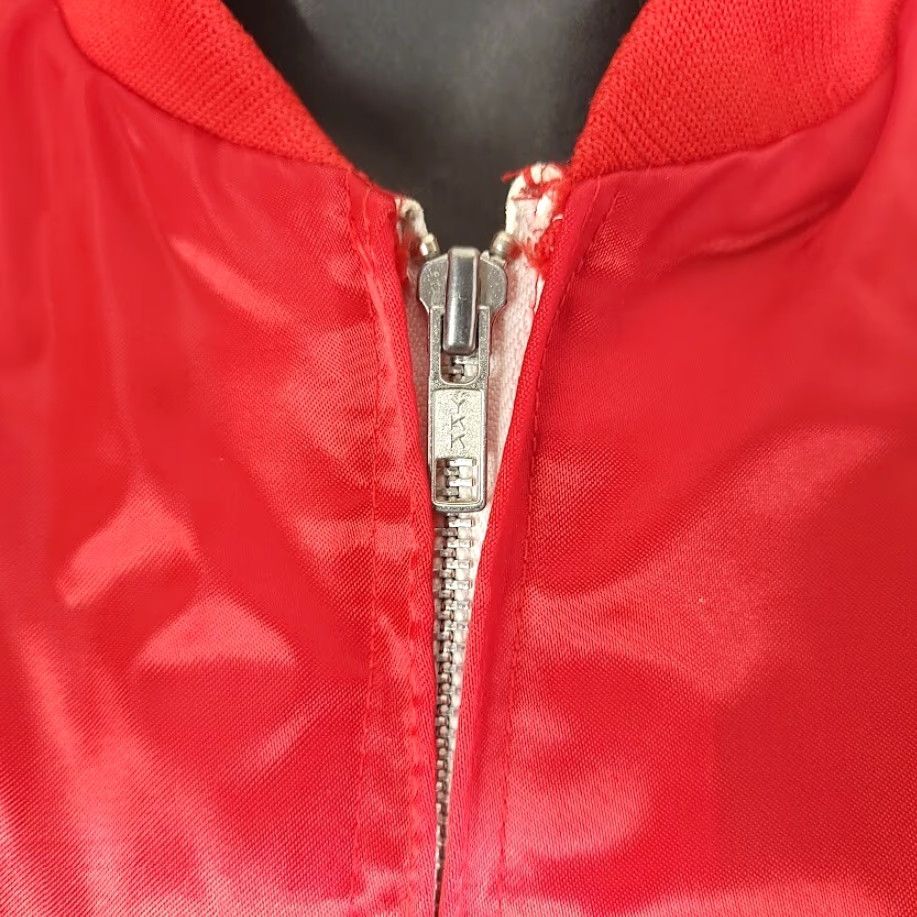 Vintage VINTAGE Allen Photographics Satin Bomber Jacket Mens Size Medium 80s Made In USA Rainbow Red Size US M / EU 48-50 / 2 - 6 Thumbnail