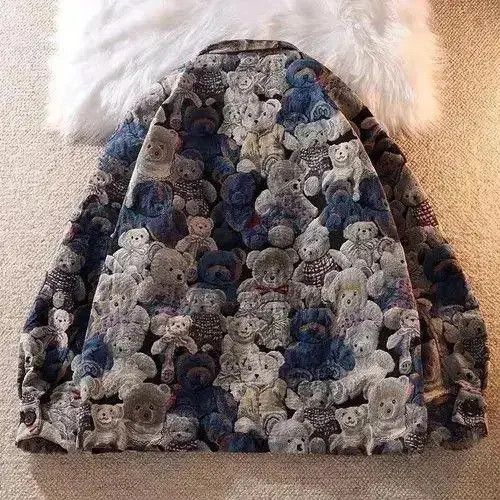 Other Teddy Bear Graphic Coach Jacket Size US L / EU 52-54 / 3 - 2 Thumbnail