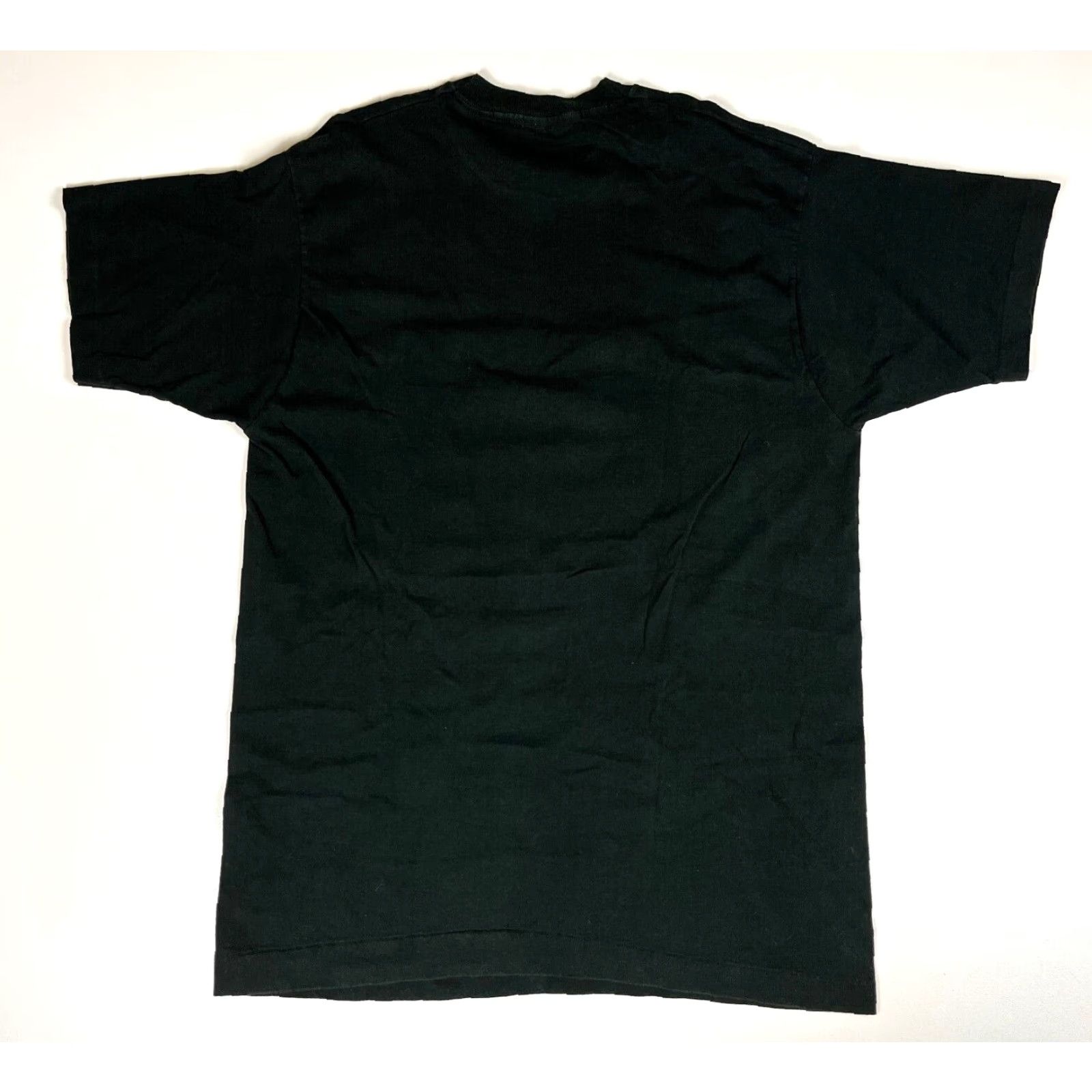 Fruit Of The Loom VINTAGE Fruit of the Loom Military T-Shirt Men XL Black 90s 100% Cotton Short Sleeve Crew Neck 1990s Desert Storm Man G Size US XL / EU 56 / 4 - 2 Thumbnail