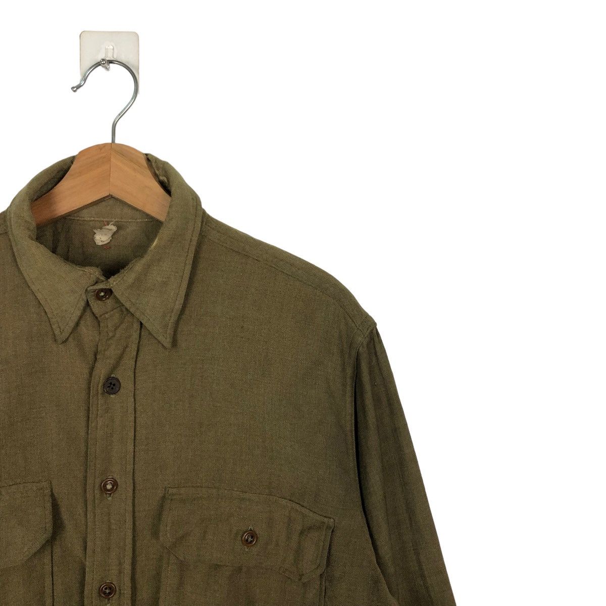 Vintage 🔥TRUE VINTAGE 40’s WORLD WAR WOOL ARMY JACKET Size M / US 6-8 / IT 42-44 - 5 Thumbnail