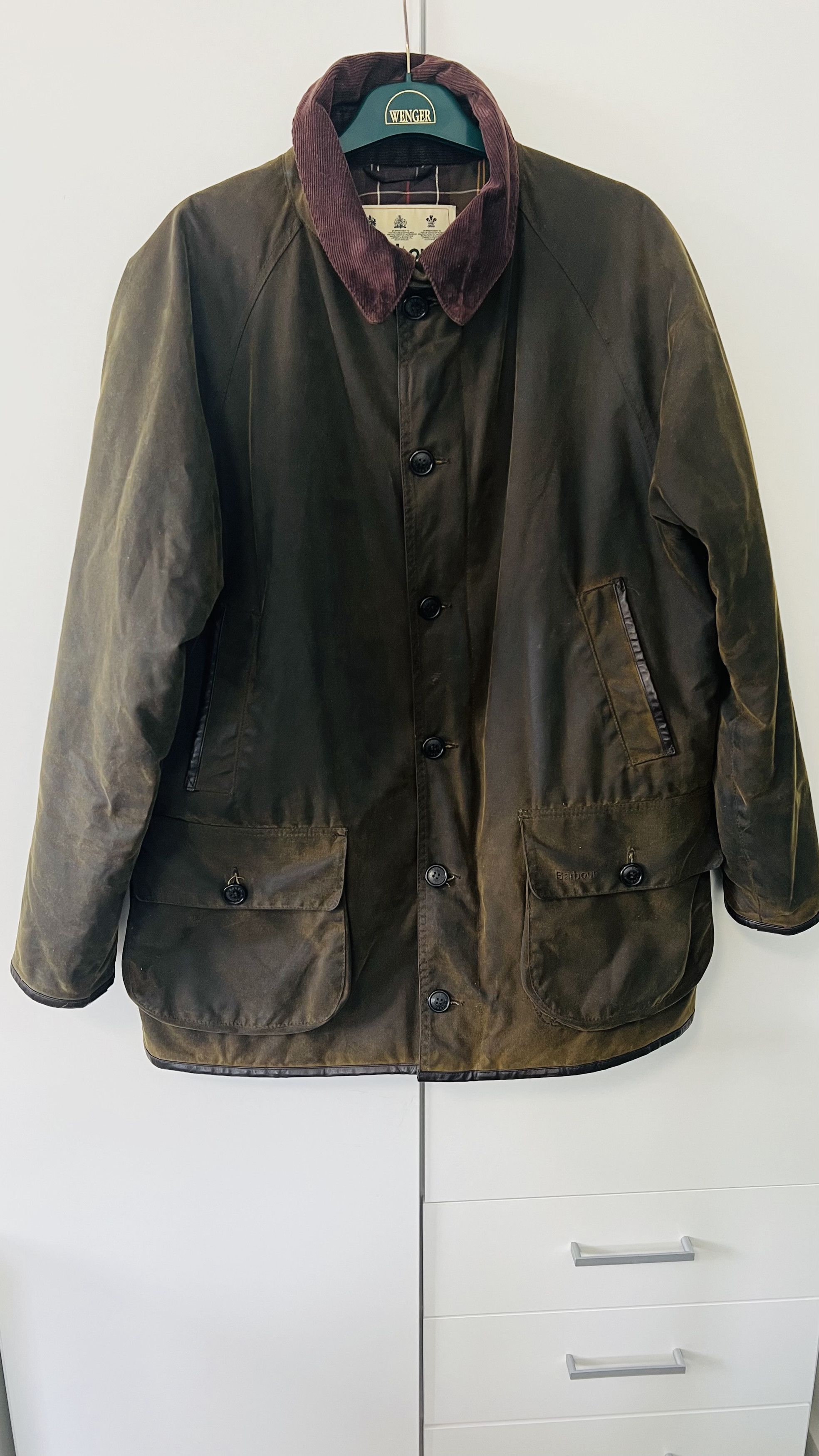 Barbour longhurst wax jacket best sale