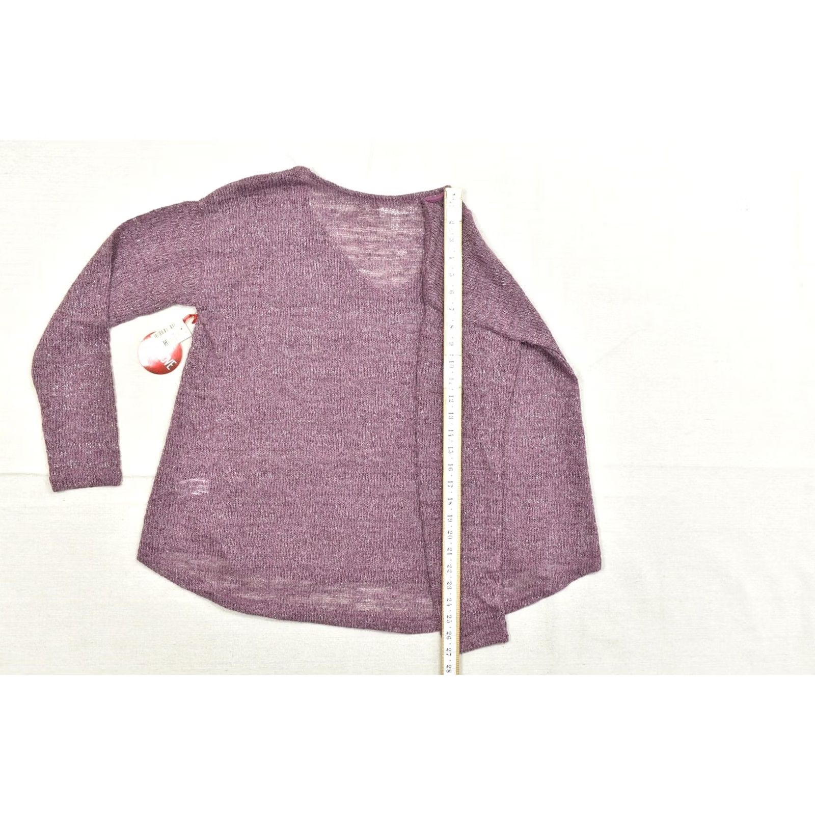 Aeropostale Aeropostale Sweater Womens XL Purple Women Metallic Knit Neck Long Sleeve Lightweight Size XL / US 12-14 / IT 48-50 - 5 Thumbnail