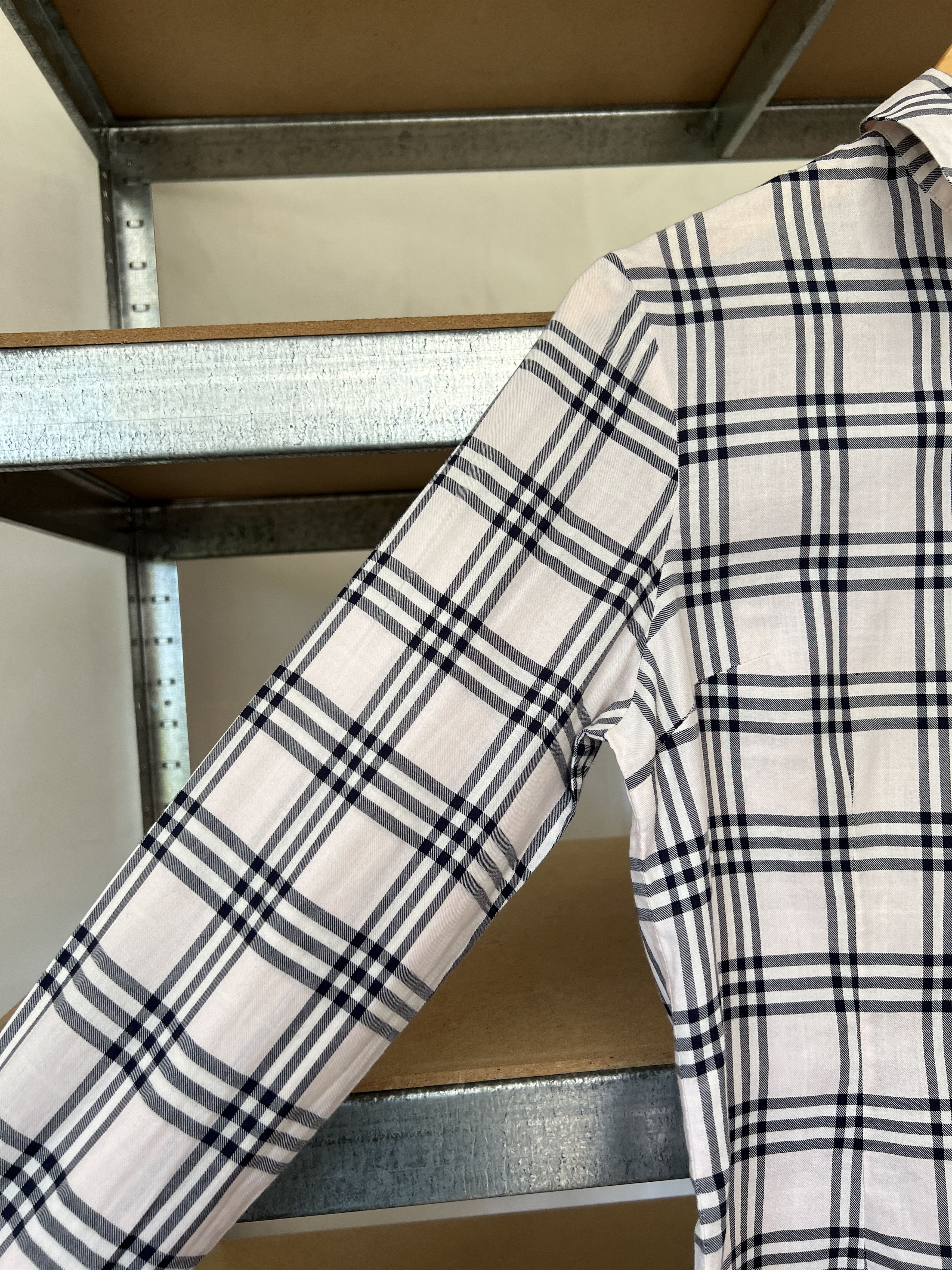 Burberry Burberry London Vintage 90s Nowa Check Ling Sleeve Shirt Size M / US 6-8 / IT 42-44 - 5 Thumbnail