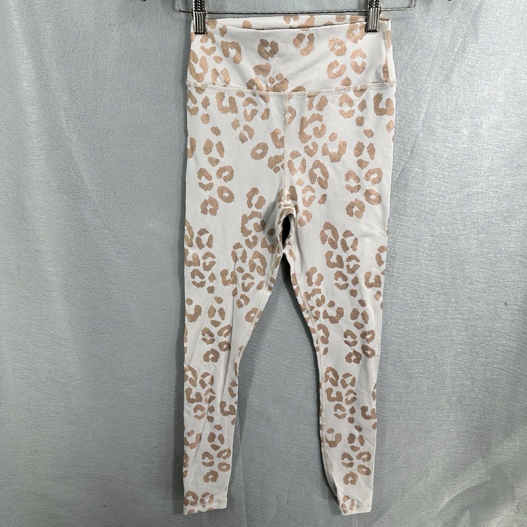 Spiritual Gangster VINTAGE Spiritual Gangster Animal Print Leggings Women XS Pink High Waist Y2K 2000s Leopard Activewear Size 26" / US 2 / IT 38 - 2 Thumbnail