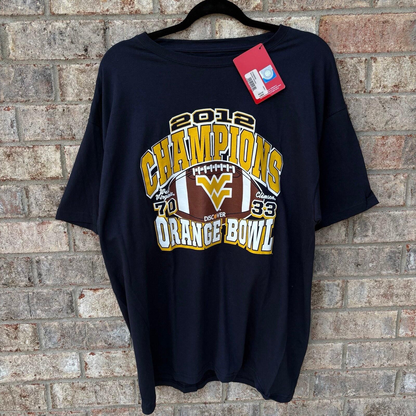 Champion Vintage West Virginia 2012 football tee Size US L / EU 52-54 / 3 - 1 Thumbnail