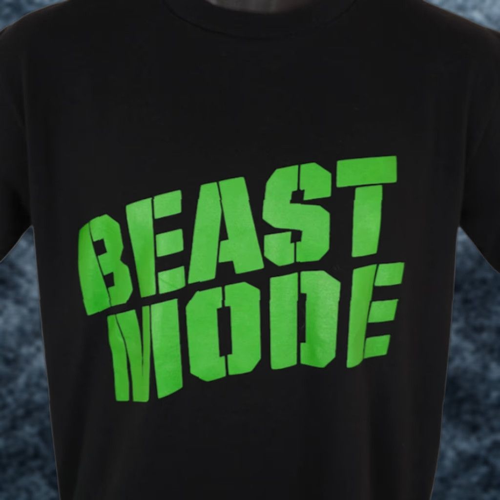 Vintage Beast Mode T Shirt Mens Size Small Black MusclePharm Workout Bodybuilding Shirt Mens Black Size US S / EU 44-46 / 1 - 1 Thumbnail