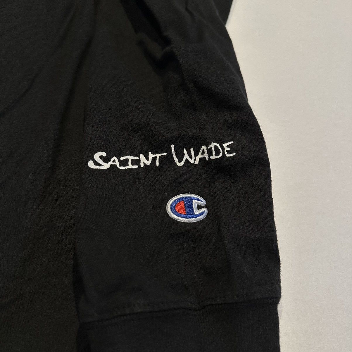 Cali Thornhill-DeWitt × Champion × Saint Michael Saint Michael Wade Champion Long Sleeve T Shirt Size US L / EU 52-54 / 3 - 6 Thumbnail