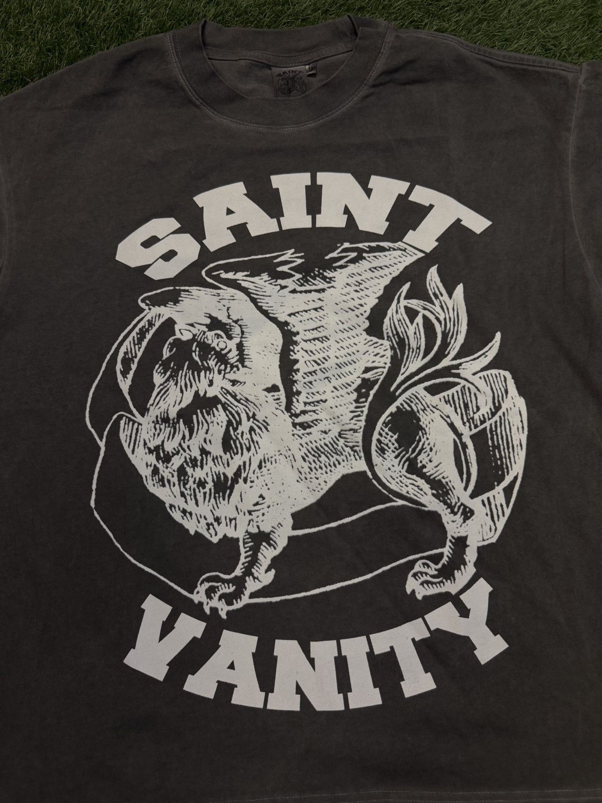 Saint Vanity Saint Vanity Basic Logo Grey Tee Shirt Size M (NEW) Size US M / EU 48-50 / 2 - 4 Thumbnail