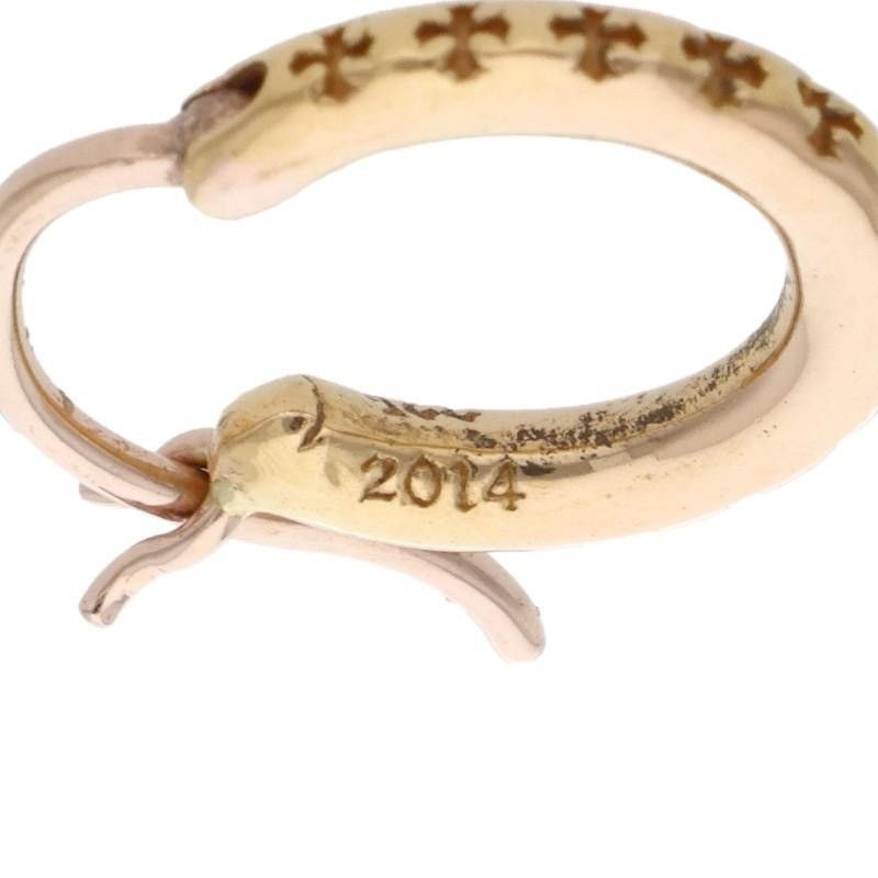 Chrome Hearts chrome hearts 22K hoop gold earring Size ONE SIZE - 4 Thumbnail