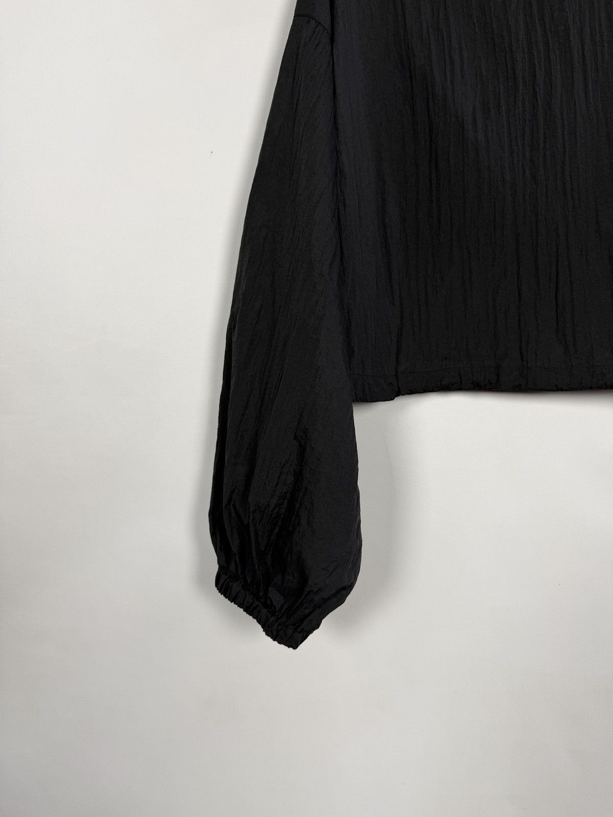 Other INGNI Full Zip Cropped Oversized Nylon Jacket Black Size M Size M / US 6-8 / IT 42-44 - 13 Thumbnail