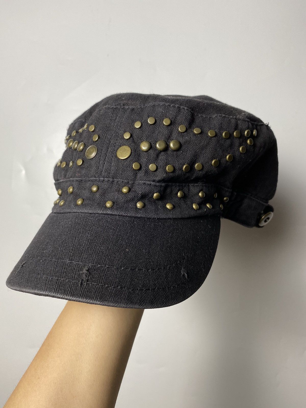 If Six Was Nine × Japanese Brand × KMRii studded cadet hat commando Size 30 - 2 Thumbnail