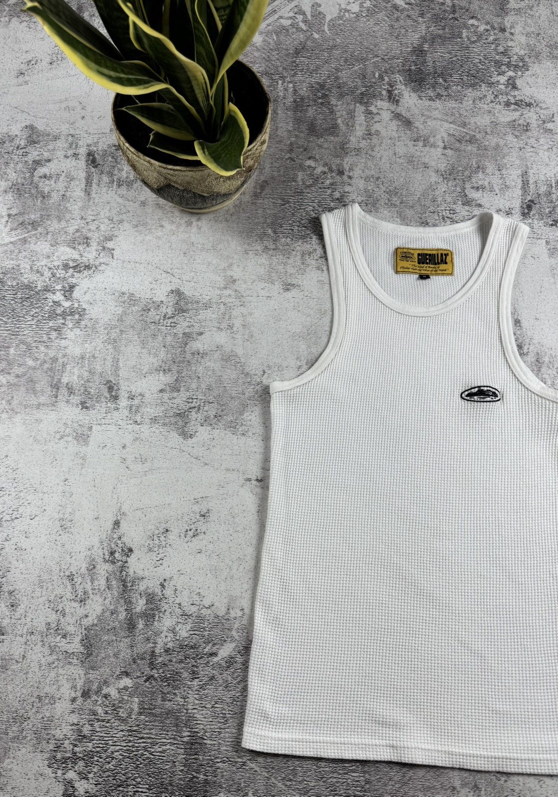 Corteiz Corteiz Alcatraz Waffle Tank Top Sleeveless Jersey T Shirt Size US S / EU 44-46 / 1 - 2 Thumbnail