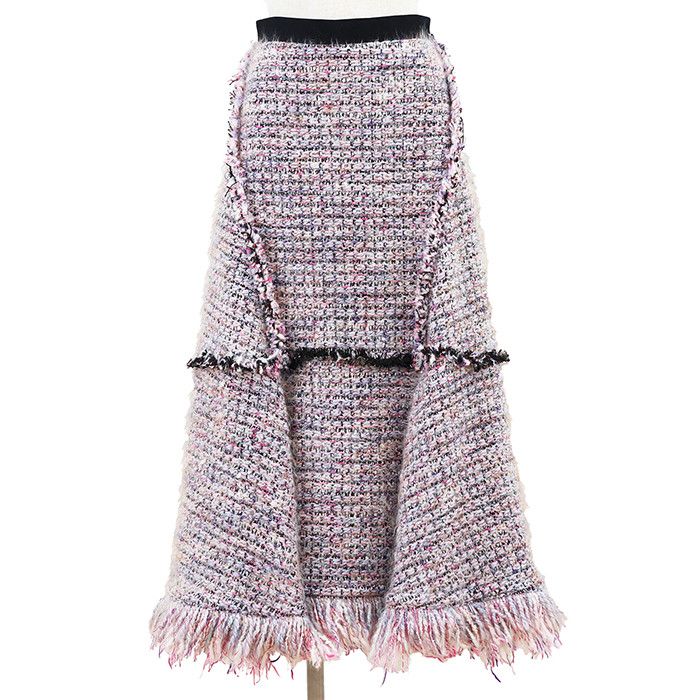 Other Other BLAMINK Fancy Tweed Long Skirt Textile Skirts DUTY FREE for USA Size ONE SIZE - 1 Thumbnail