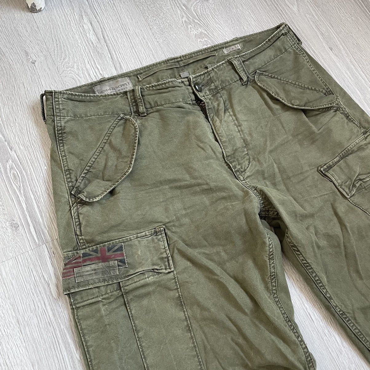 Denim & Supply Ralph Lauren Ralph Lauren Military Cargo pants Y2K army USA Size US 36 / EU 52 - 5 Thumbnail