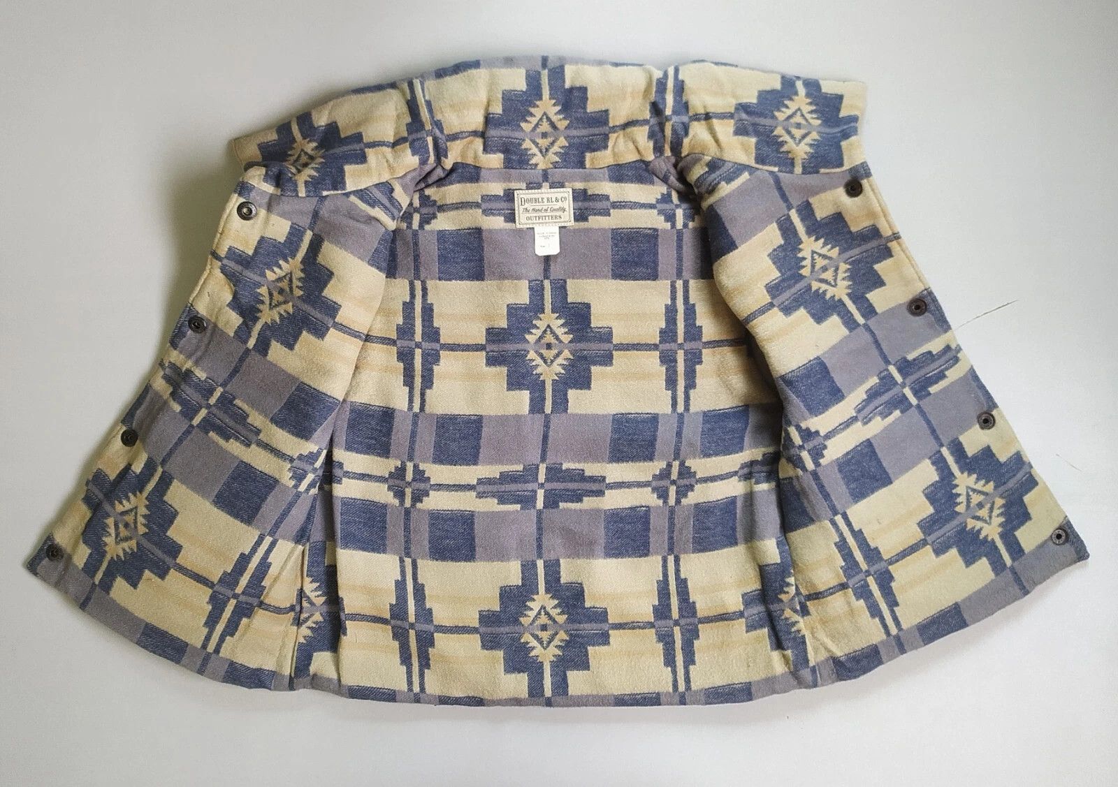 RRL Ralph Lauren DOUBLE RL Women's Quilted suede vest FTP 9001 Size XS / US 0-2 / IT 36-38 - 7 Thumbnail