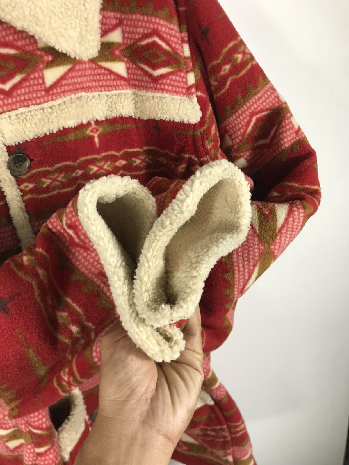 Vintage ⚡️Vintage Piko Hawaiian Navajo Sherpa Button Jacket Size US L / EU 52-54 / 3 - 7 Thumbnail