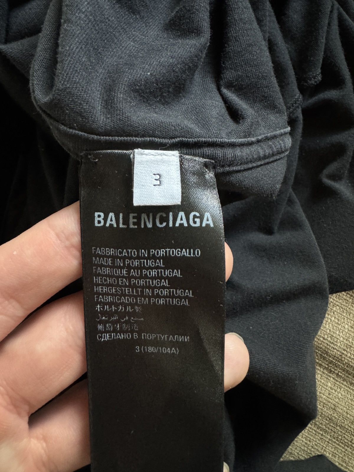 Balenciaga Balenciaga 360 Tee Size US XXL / EU 58 / 5 - 6 Thumbnail