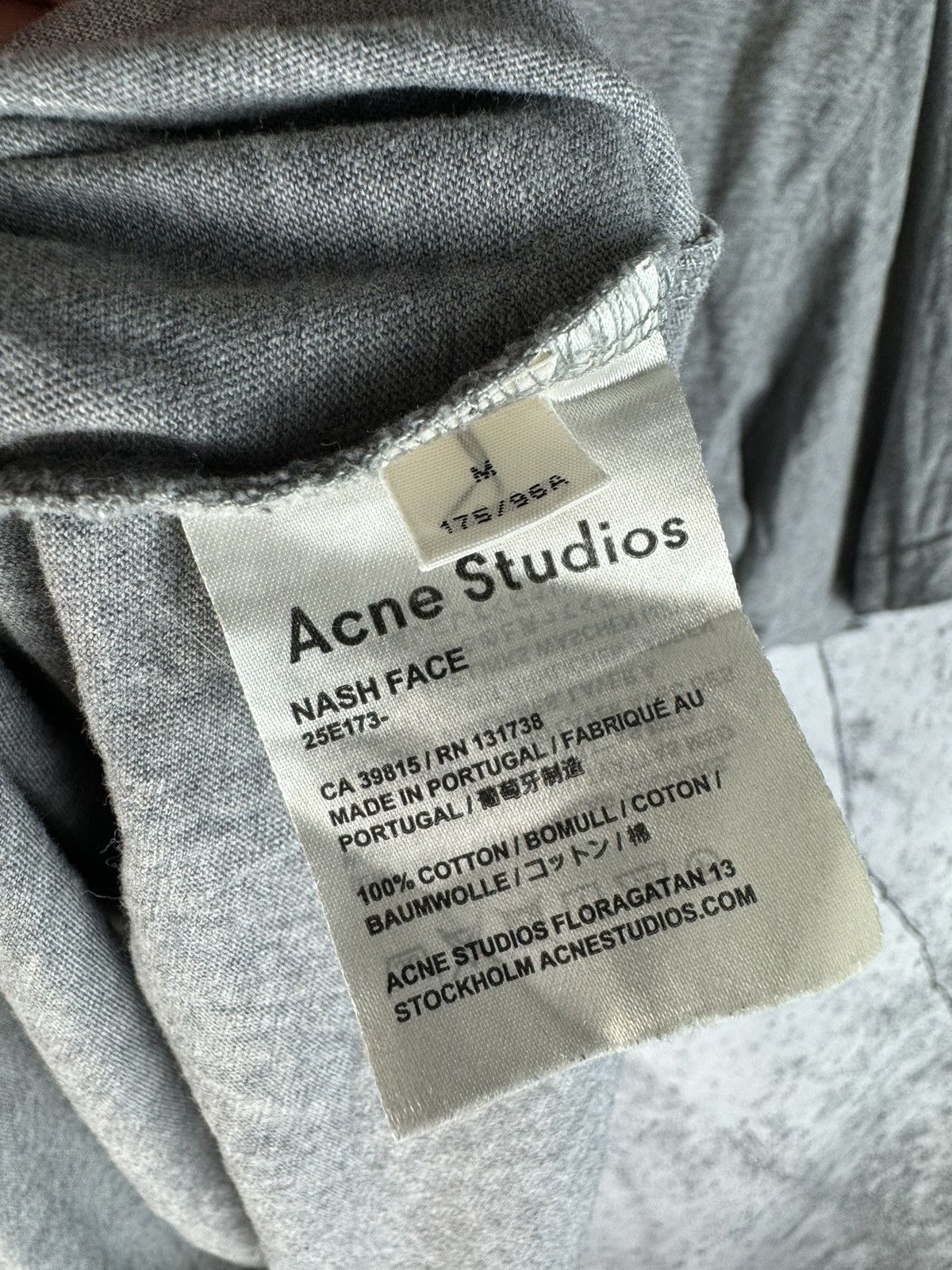 Acne Studios Acne Studios nash face t shirt rare designer Size US M / EU 48-50 / 2 - 5 Thumbnail
