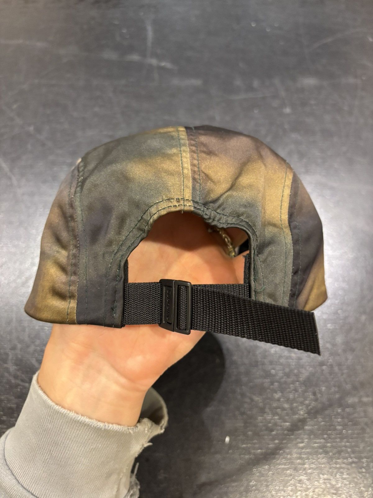 Supreme Supreme Washed Satin Box Logo Camp Cap Size ONE SIZE - 2 Thumbnail