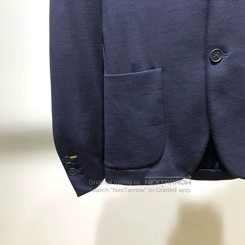 Fendi Fendi Solid color back logo single-breasted long sleeve su Size 46L - 7 Thumbnail