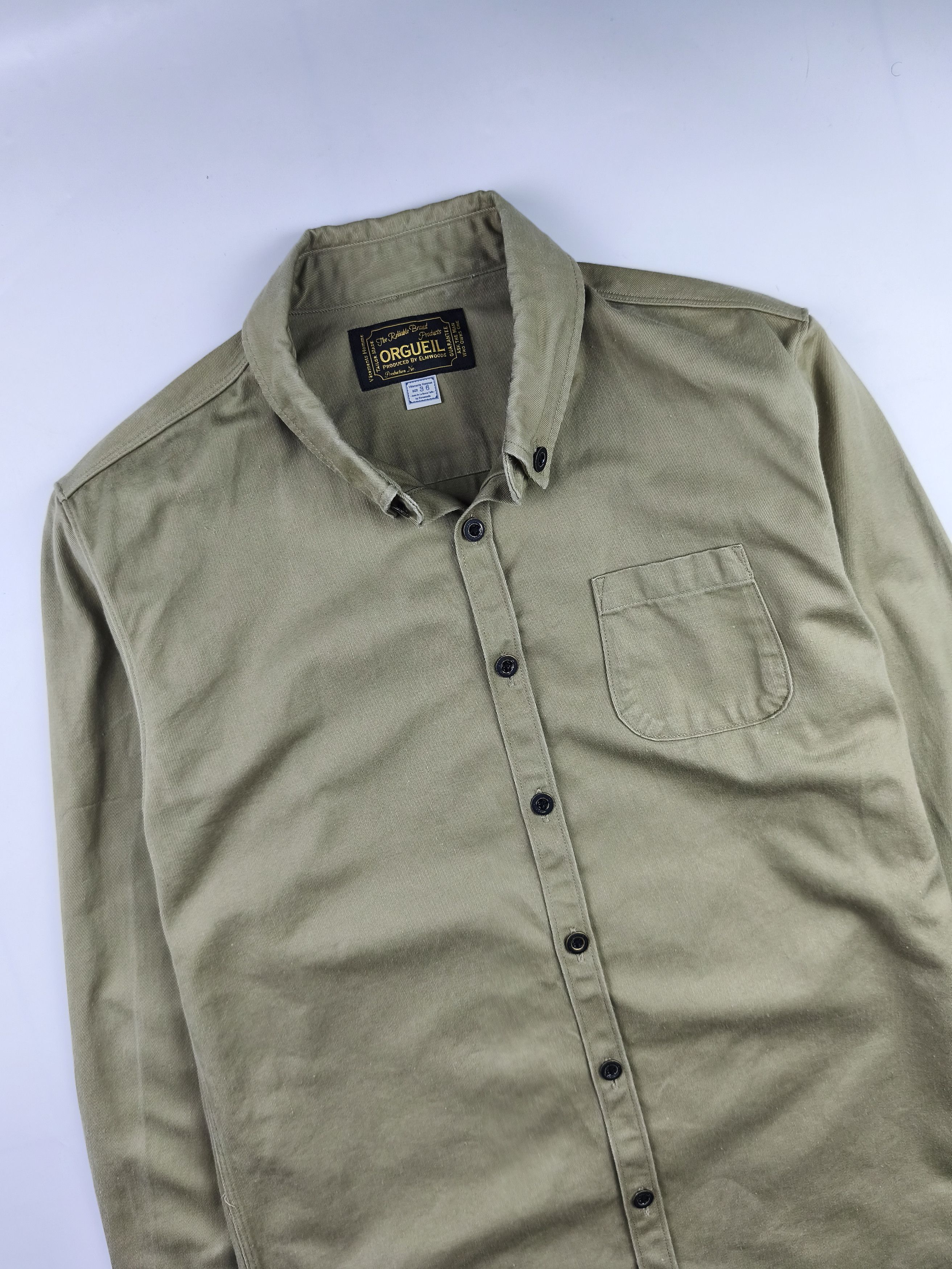 Orgueil Orgueil - studio d'artisan - button down shirt Size US S / EU 44-46 / 1 - 3 Thumbnail
