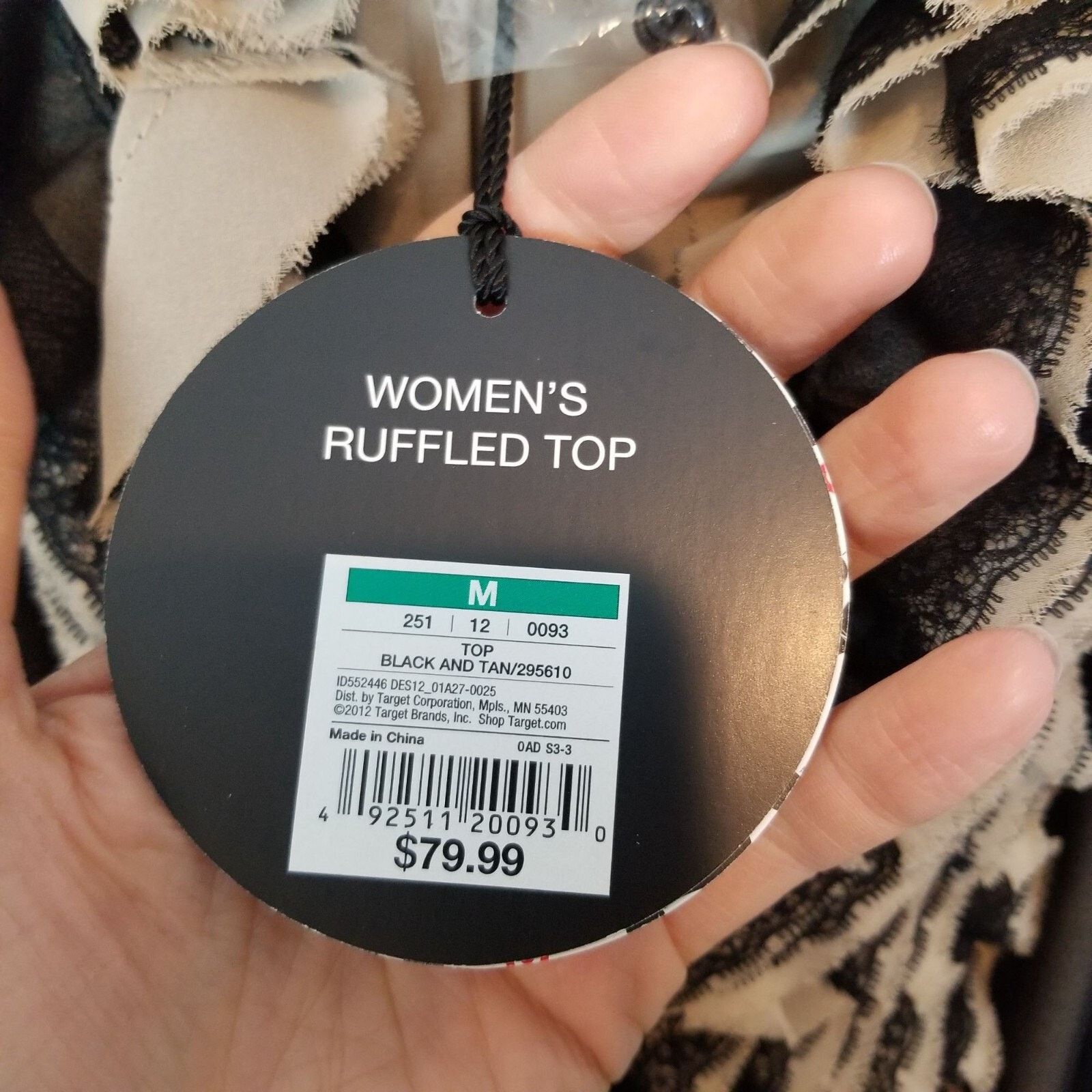 Robert Rodriguez Robert Rodriguez Target Womens Ruffle Blouse Sz M Whimsigoth Size M / US 6-8 / IT 42-44 - 8 Thumbnail