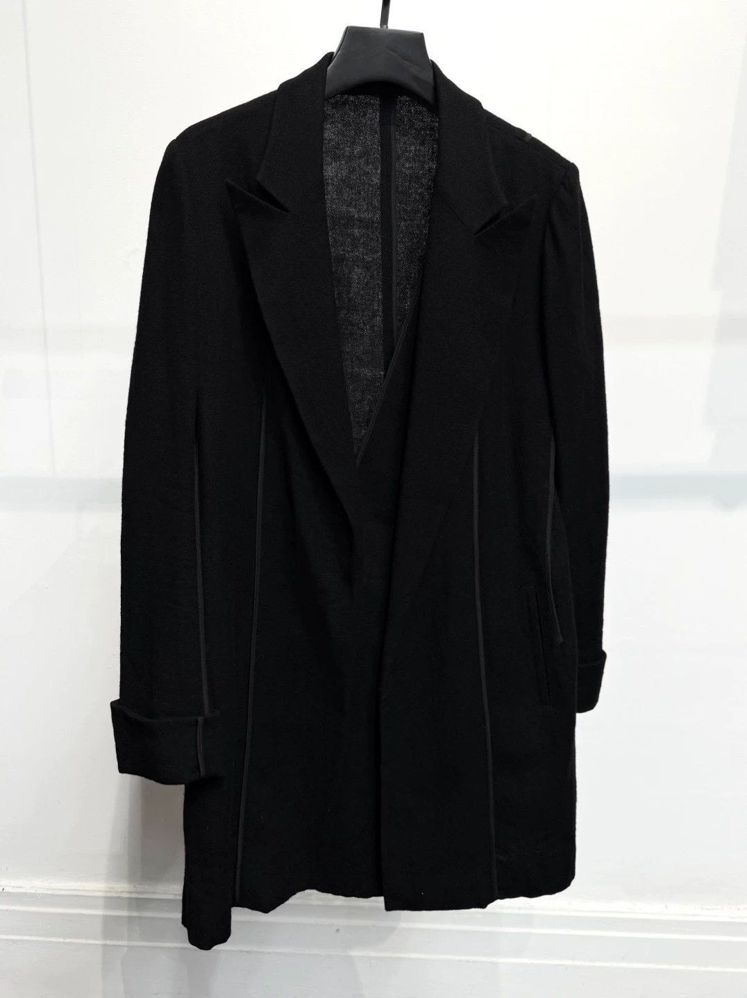 Yohji Yamamoto Yohji Yamamoto 09AW Runway Jacket Wool-Linen S1 Size S / US 4 / IT 40 - 5 Thumbnail