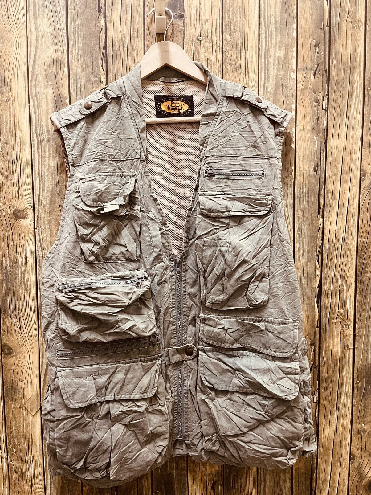 Vintage × Woolrich Woolen Mills Vintage Woolrich Outerwear Vest Size US L / EU 52-54 / 3 - 1 Thumbnail