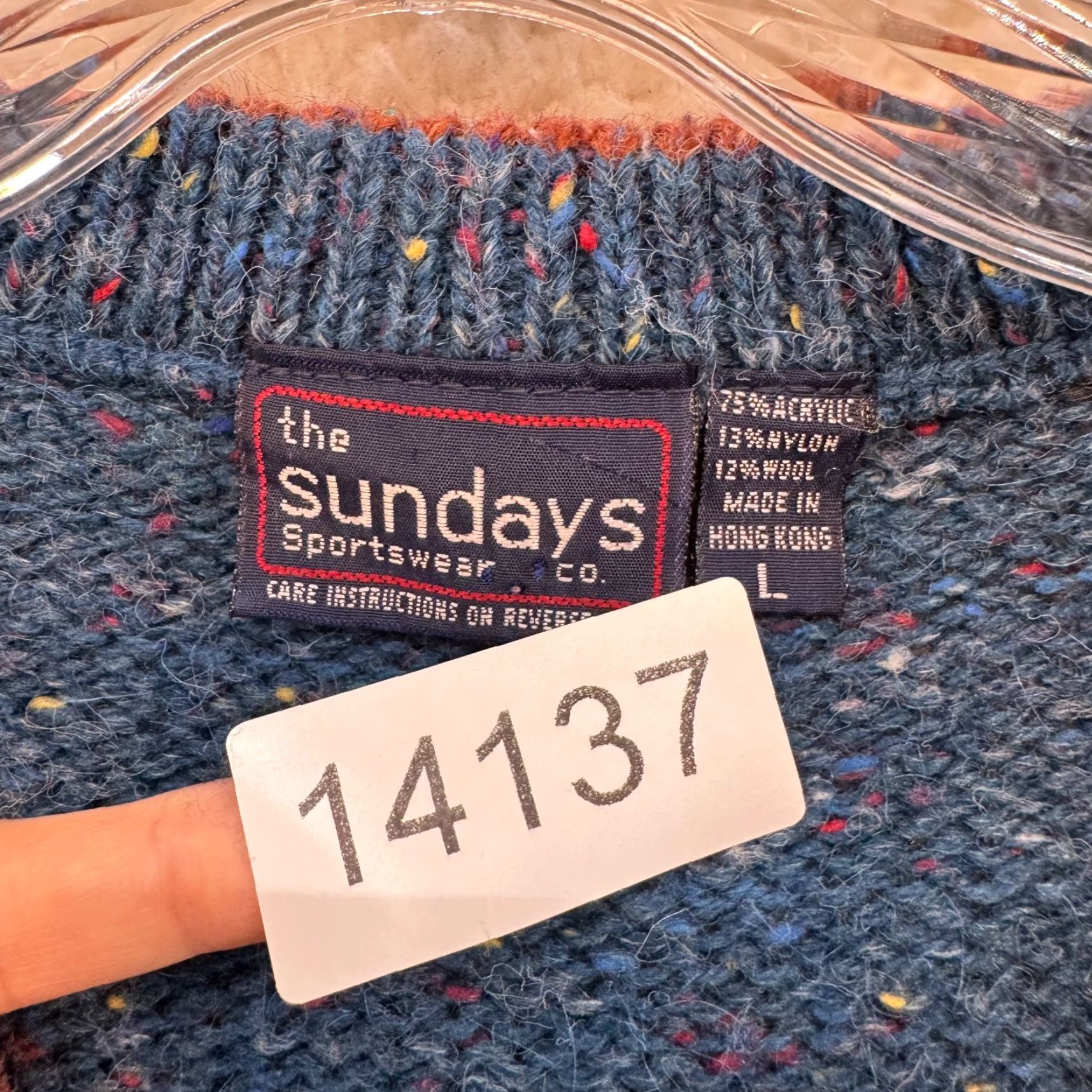 Vintage VINTAGE The Sundays Sportswear Co Sweater Vest Wool Blend Plaid Blue Large Mens 1990s Golf Grandpa Preppy Vest Size US L / EU 52-54 / 3 - 6 Thumbnail