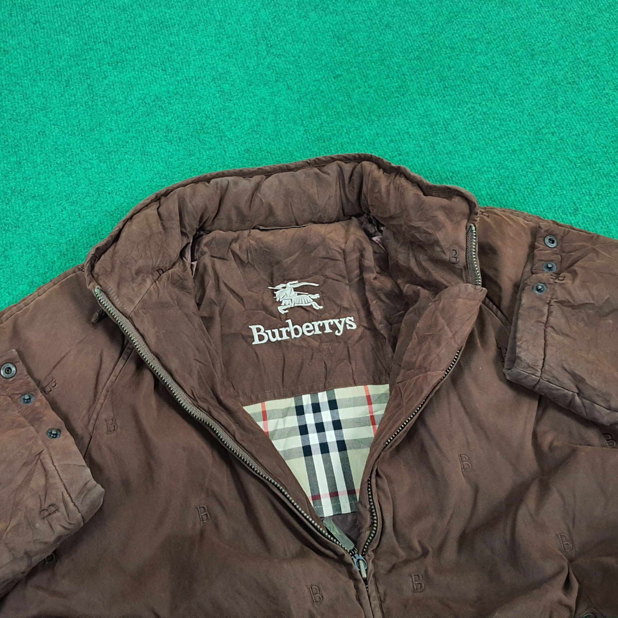 Burberry Vintage Burberrys Nova Check Puffer Cotton Jacket Size US L / EU 52-54 / 3 - 3 Thumbnail