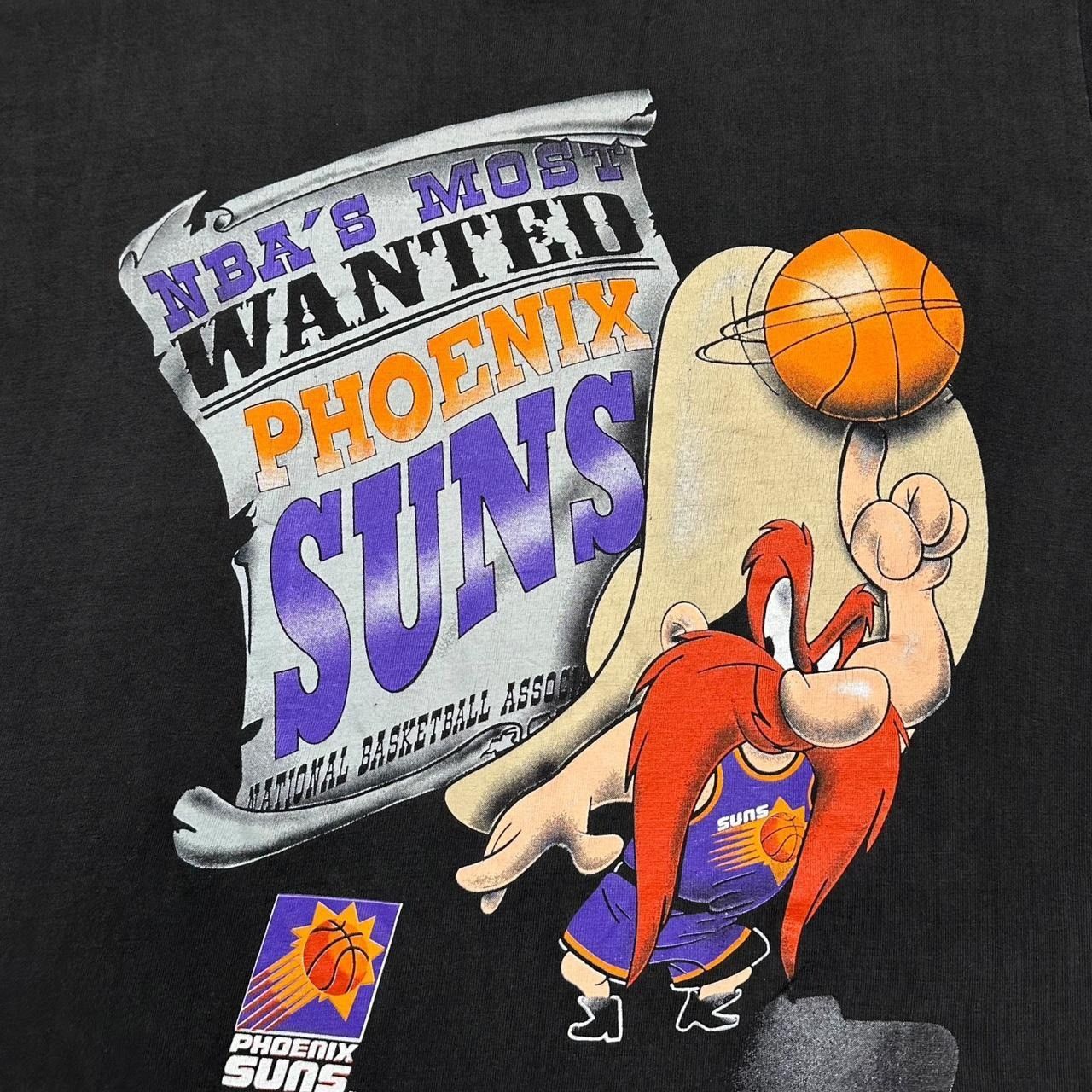 NBA × Vintage × Warner Bros Vintage Phoenix Suns Yosemite Sam T-Shirt Size US L / EU 52-54 / 3 - 3 Thumbnail