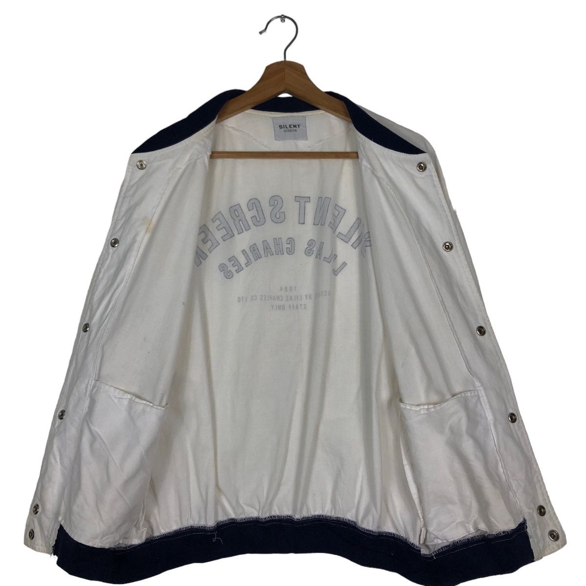 Hysteric Glamour 🔥Vtg Bomber Jacket Silent Screen Big Logo Spell Out Size US M / EU 48-50 / 2 - 13 Thumbnail