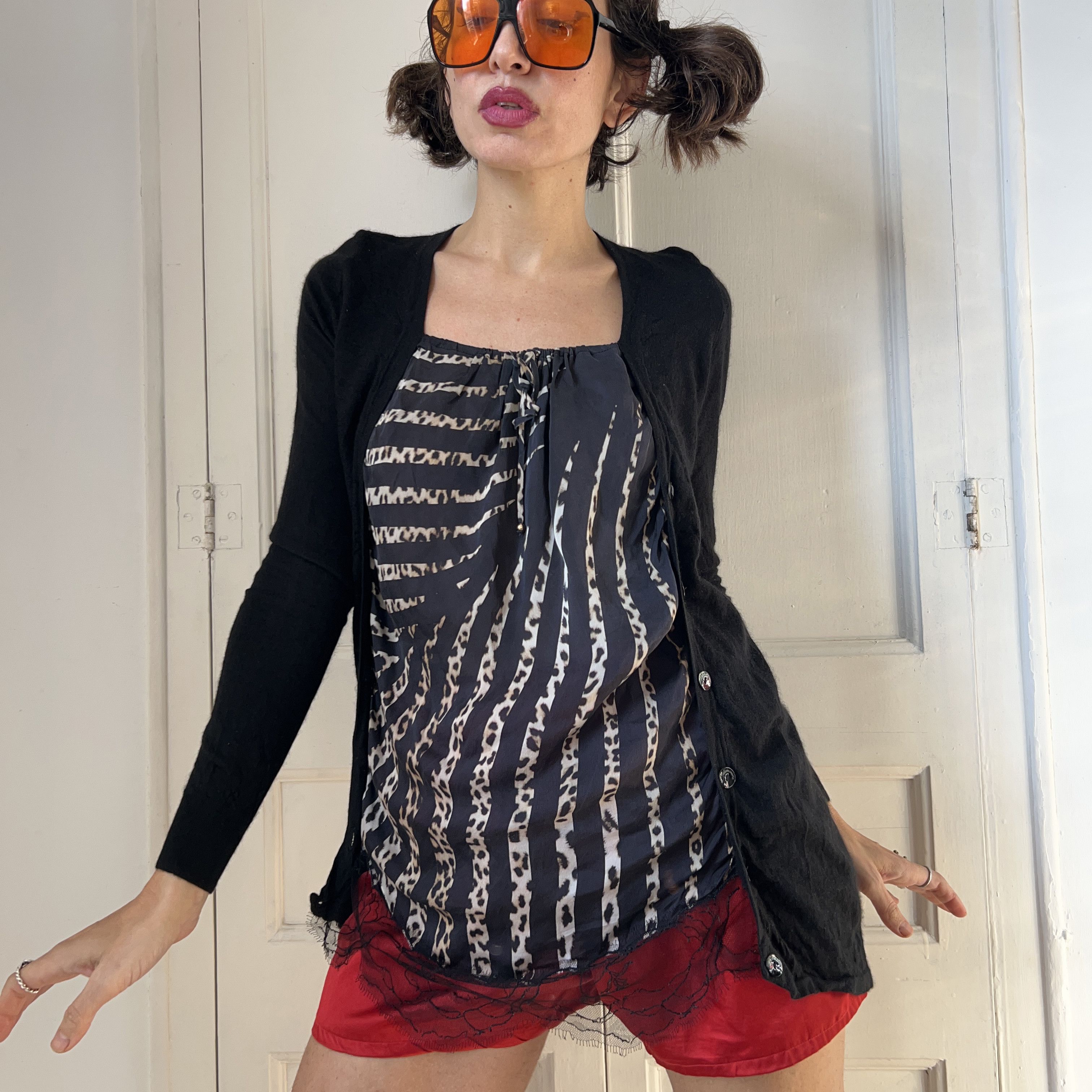 Blumarine intage Y2K Blumarine Cashmere Silk Cardigan Top Size XL / US 12-14 / IT 48-50 - 3 Thumbnail