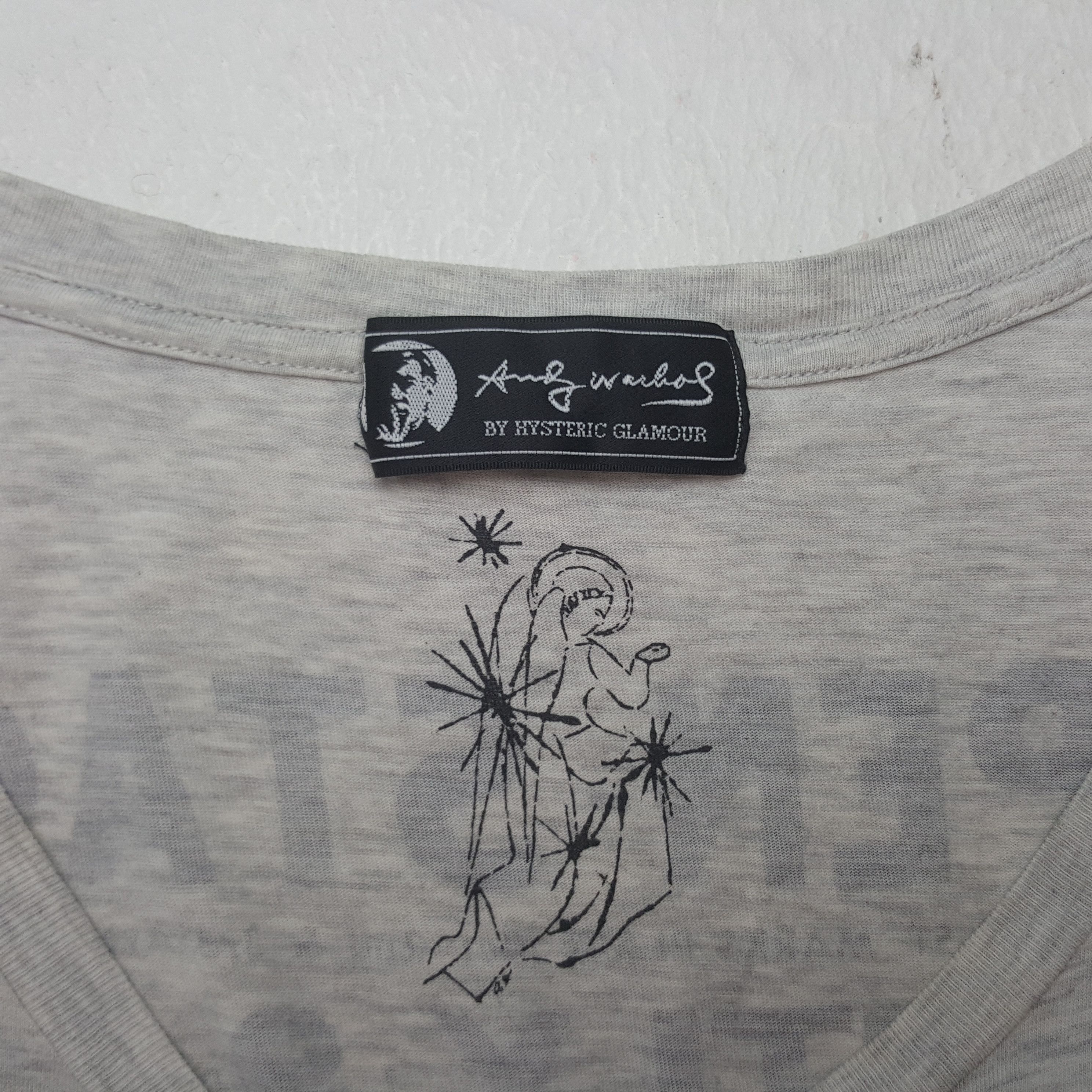Andy Warhol × Hysteric Glamour Vintage Andy Warhol by Hysteric Glamour Tshirt Size S / US 4 / IT 40 - 5 Thumbnail