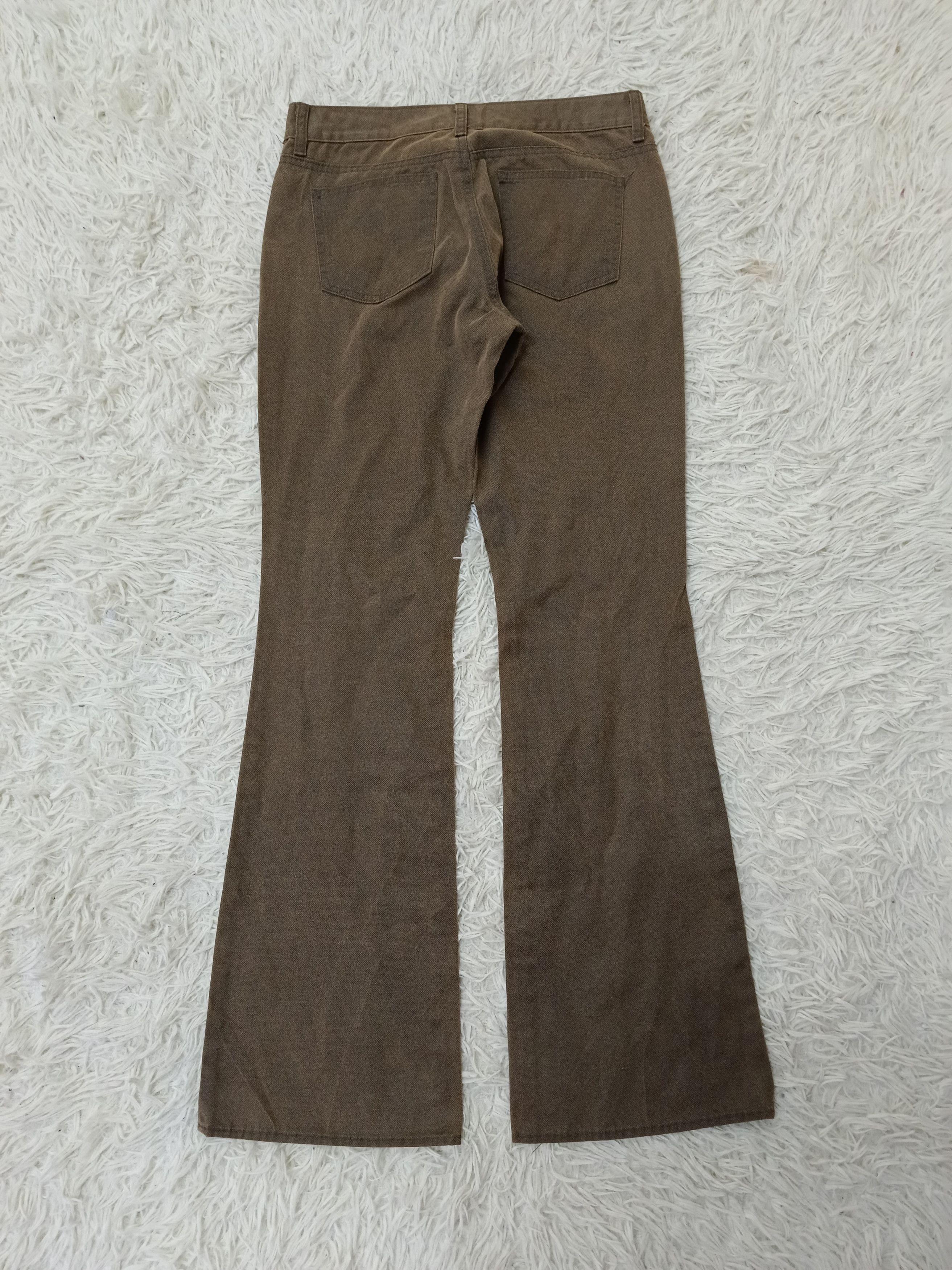 Japanese Brand VINTAGE 90s ET BOITE WAXED FLARE DENIM PANTS Size US 28 / EU 44 - 3 Thumbnail