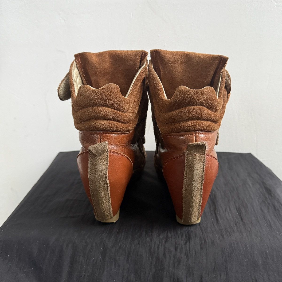 Seditionaries Vintage Original Comfort Hi Top Wedge Sneakers Size US 6 / IT 36 - 5 Thumbnail