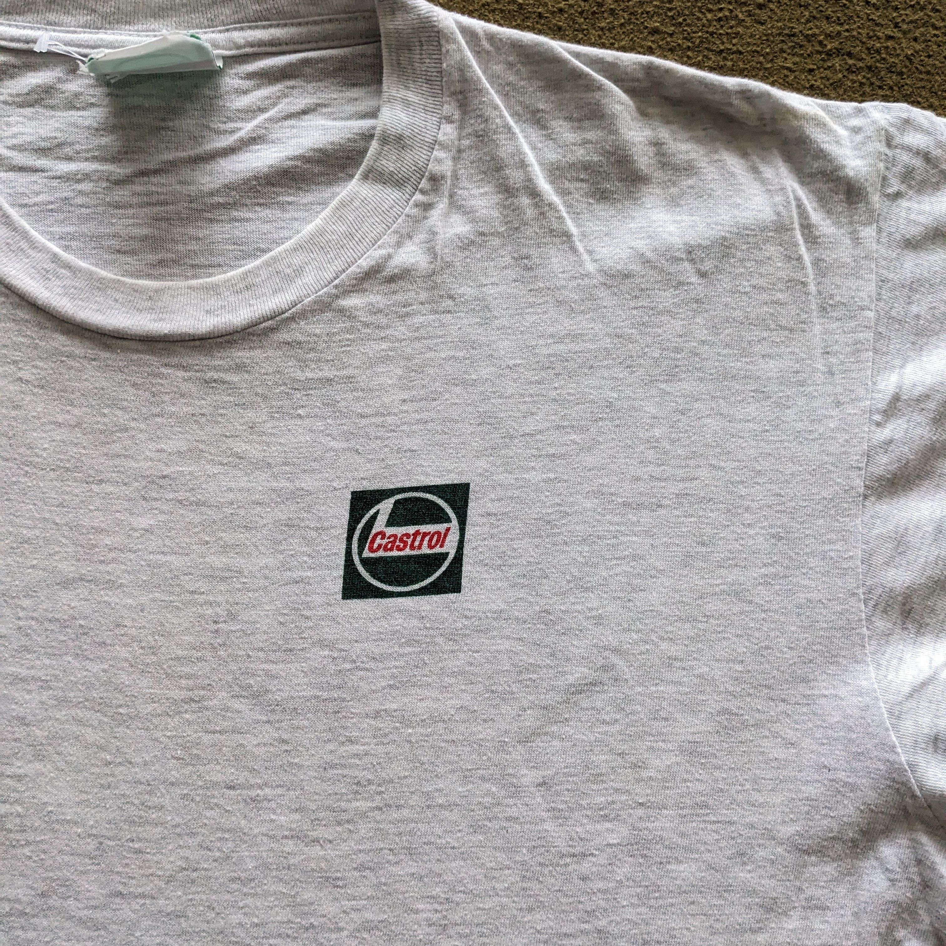 Vintage Vintage CASTROL Oil Racing T-shirt Size US M / EU 48-50 / 2 - 4 Thumbnail