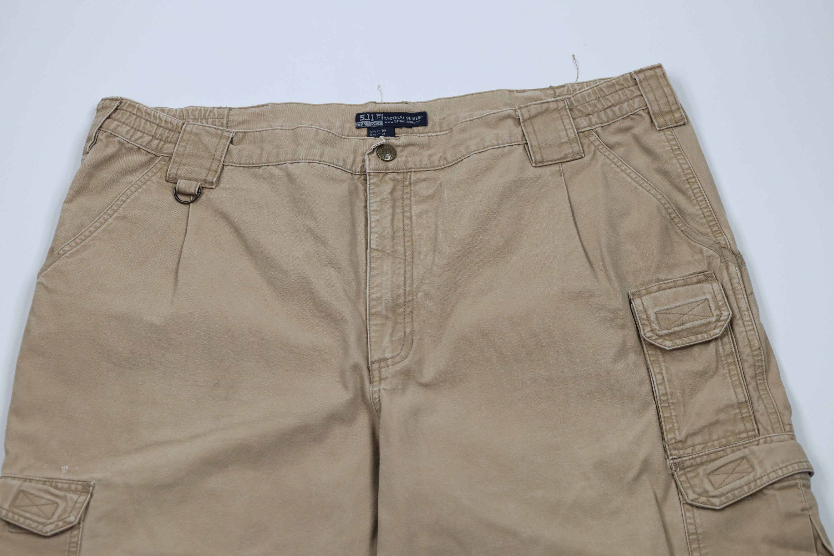 Vintage 5.11 Tactical Series Double Knee Cotton Canvas Cargo Pants Size US 40 / EU 56 - 2 Thumbnail