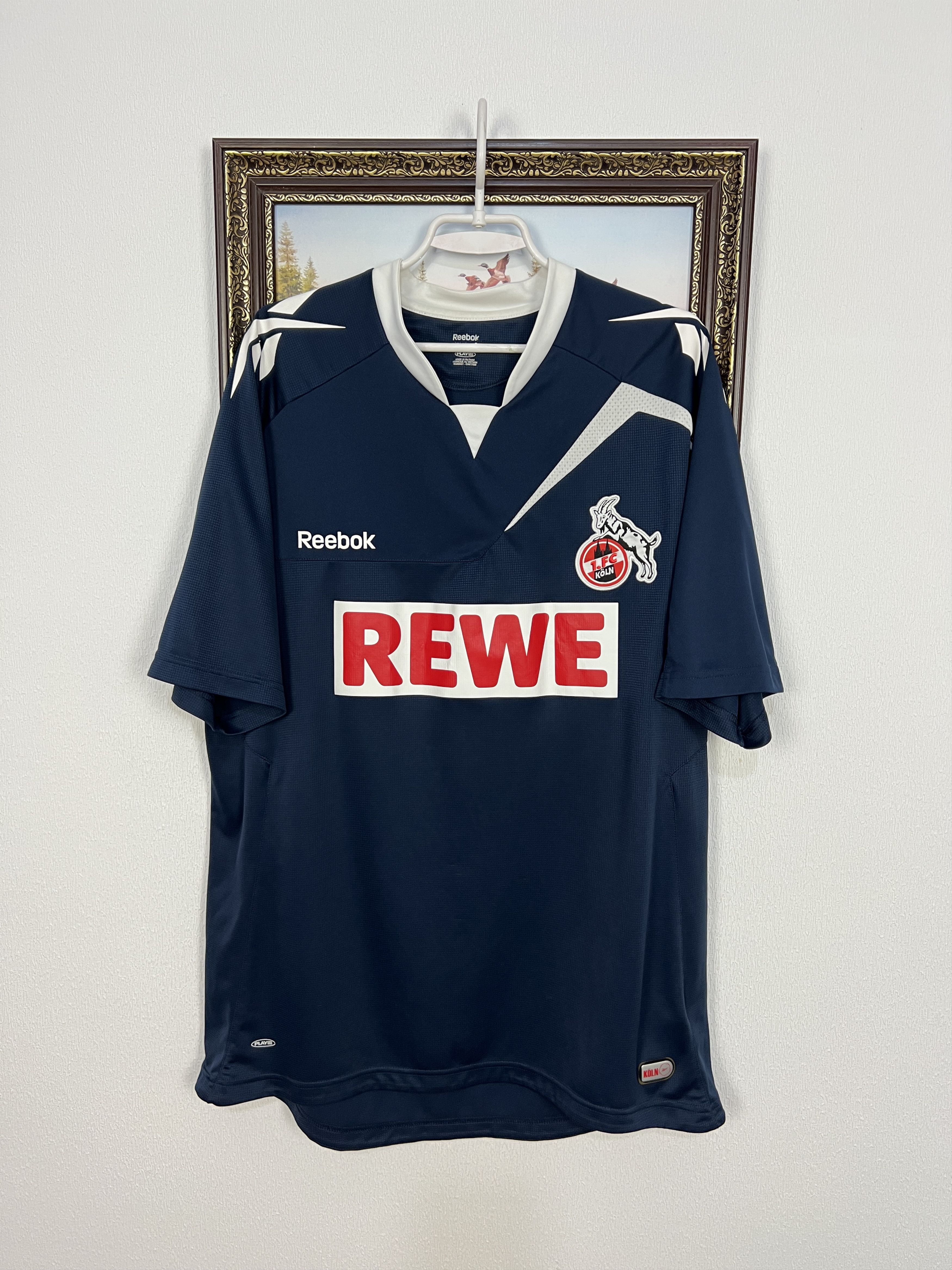 Reebok 1. FC Koln Third football shirt 2011 Soccer Reebok Jersey Size US XXL / EU 58 / 5 - 1 Thumbnail