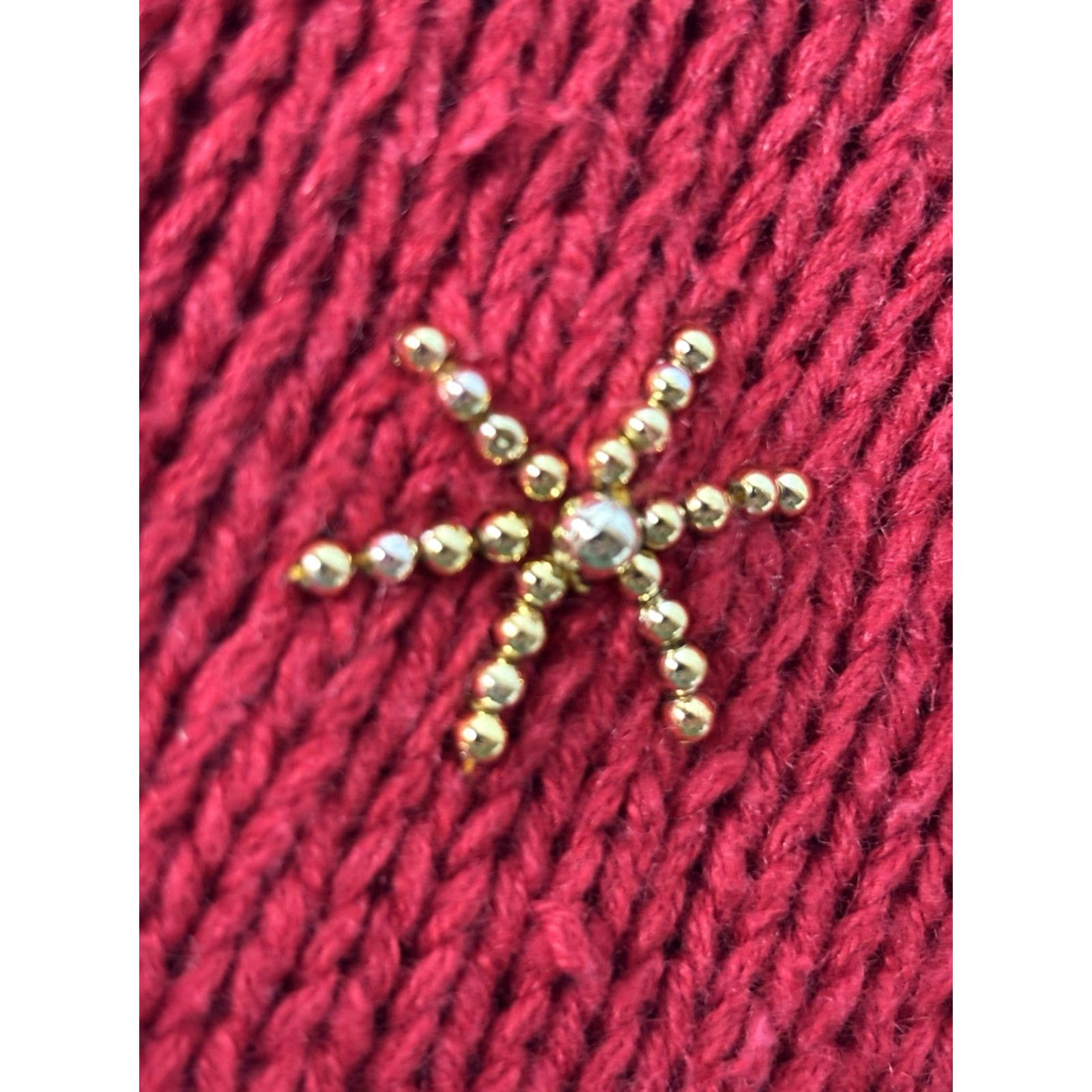 Vintage Vintage Tiara International Christmas Sweater Large Women’s Red Teddy Bear Beaded Size L / US 10 / IT 46 - 7 Thumbnail