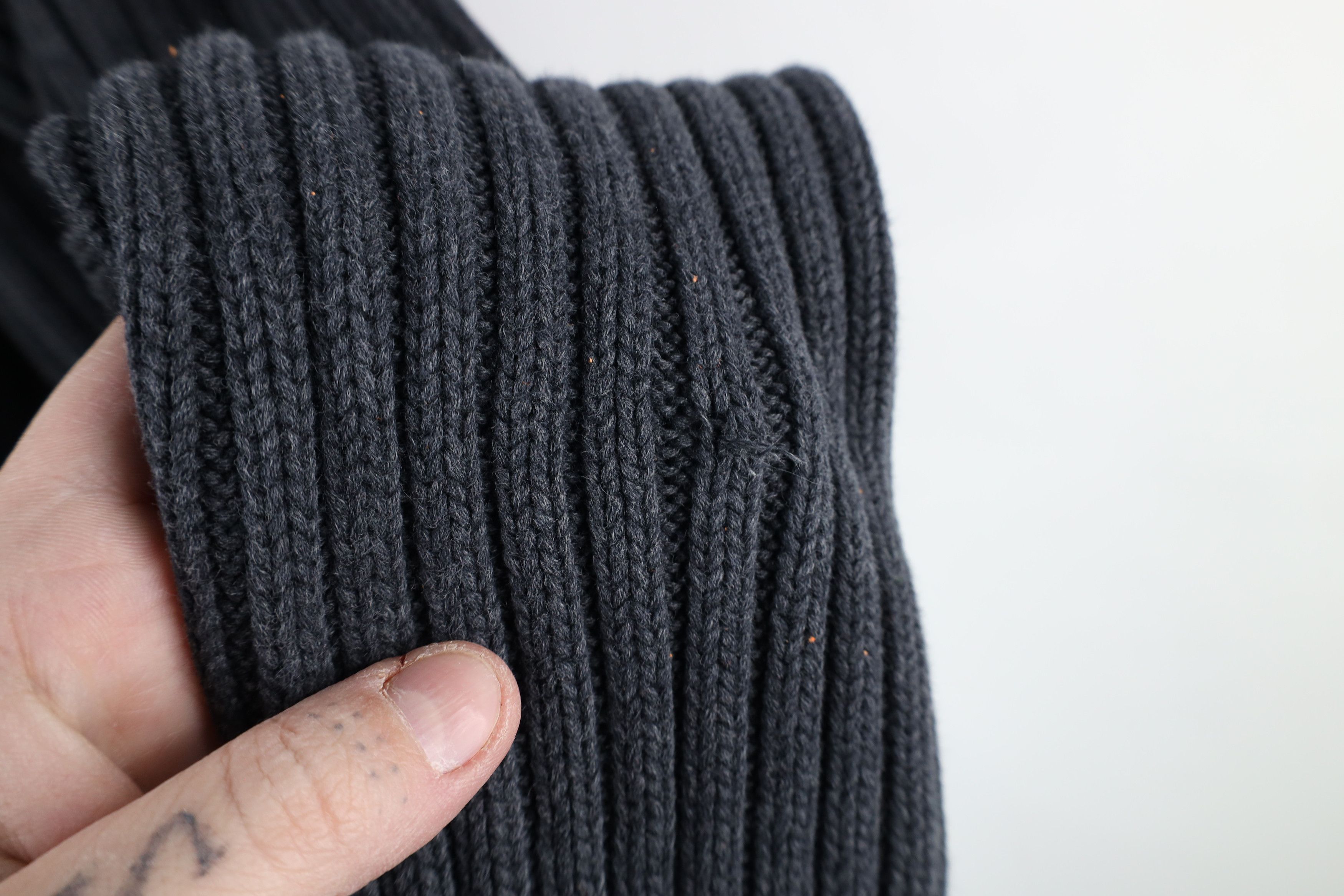 Eddie Bauer × Vintage Vintage 90s Eddie Bauer Heavyweight Ribbed Knit Sweater Blue Size XL / US 12-14 / IT 48-50 - 6 Thumbnail
