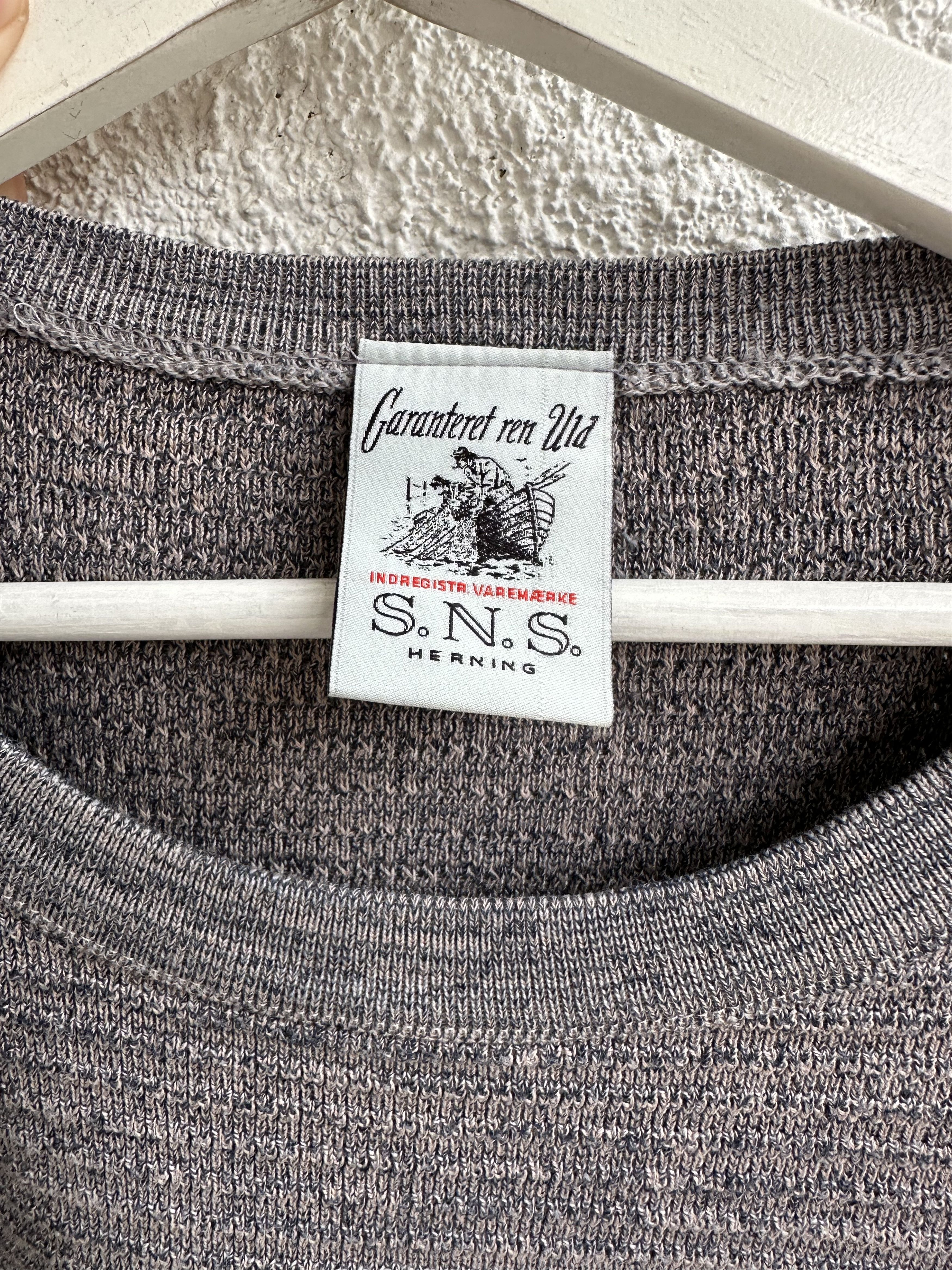 S.N.S. Herning grey crewneck cotton sweater Size US XL / EU 56 / 4 - 4 Thumbnail