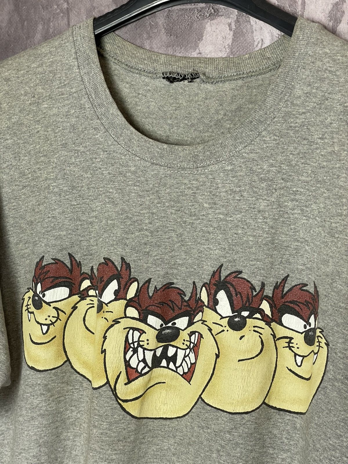 Vintage 1990s TAZ Tasmanian Devil t-shirt Looney Tunes Size US M / EU 48-50 / 2 - 7 Thumbnail
