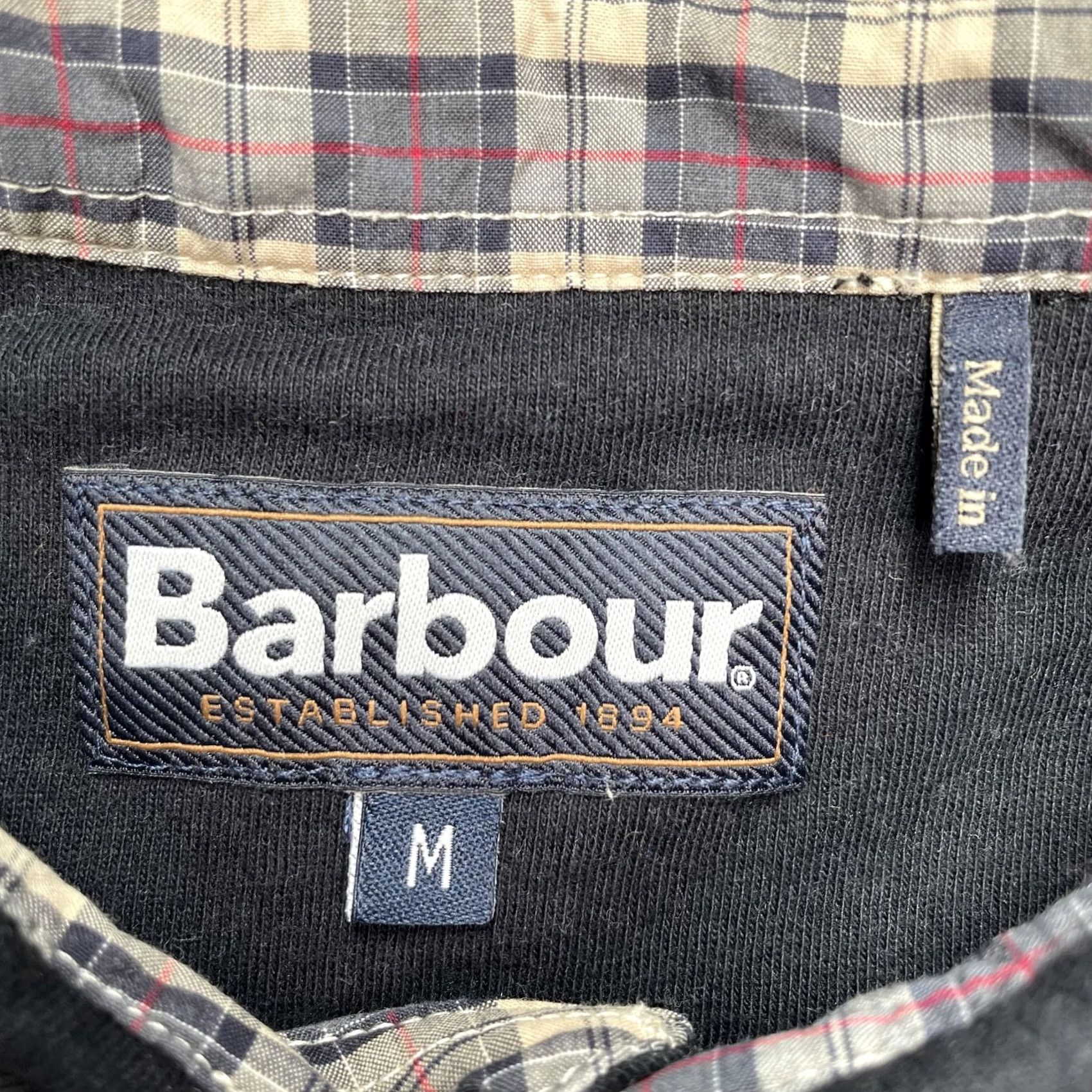 Barbour Barbour Polo Shirt Mens M Black Tartan Pocket Trim 100% Cotton Jersey Regular Fit Short Sleeve Collar Buttoned Mens Size US M / EU 48-50 / 2 - 3 Thumbnail