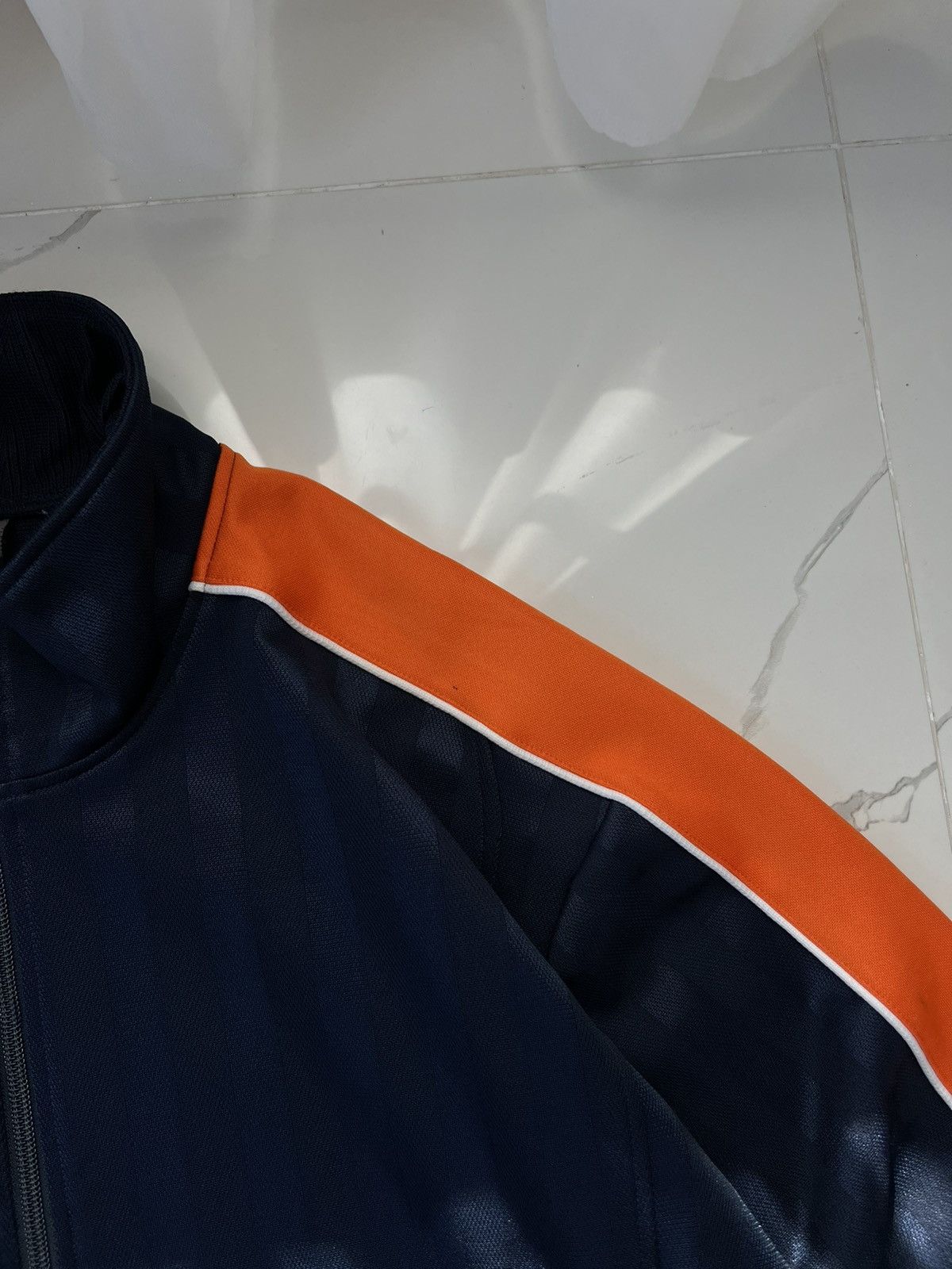 Nike × Vintage 90's NIKE TEAM DRI FIT DOUBLE SWOOSH Y2K TRACK JACKET Size US L / EU 52-54 / 3 - 6 Thumbnail
